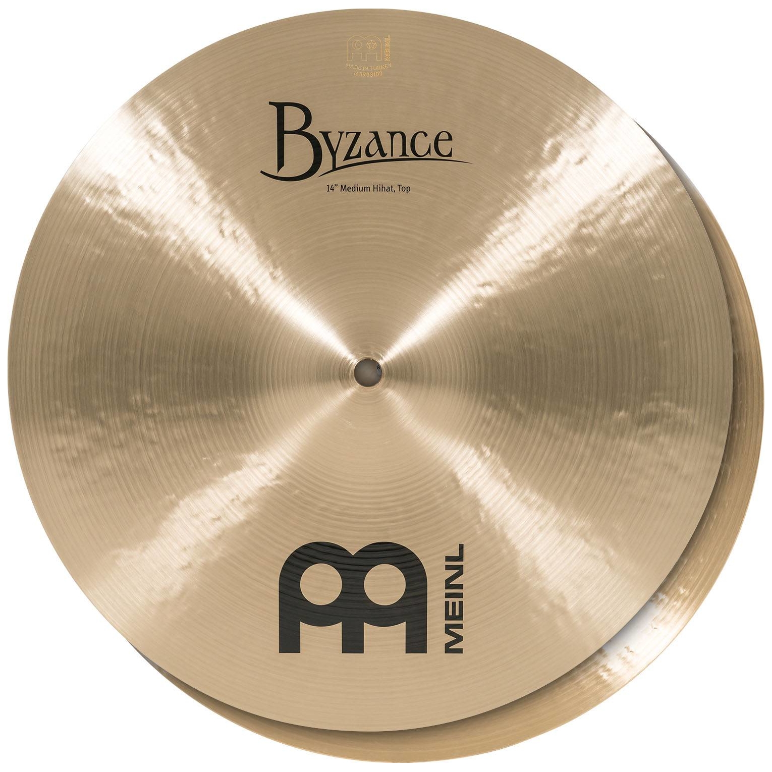 Meinl Cymbals - Meinl Cymbals B14MH - 14 Byzance Traditional Medium Hihat