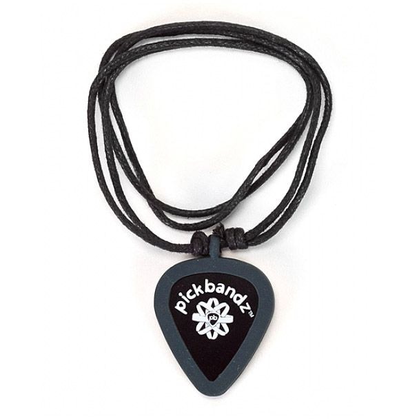 Pickbandz Guitar Pick Necklace Timberwolf Gray