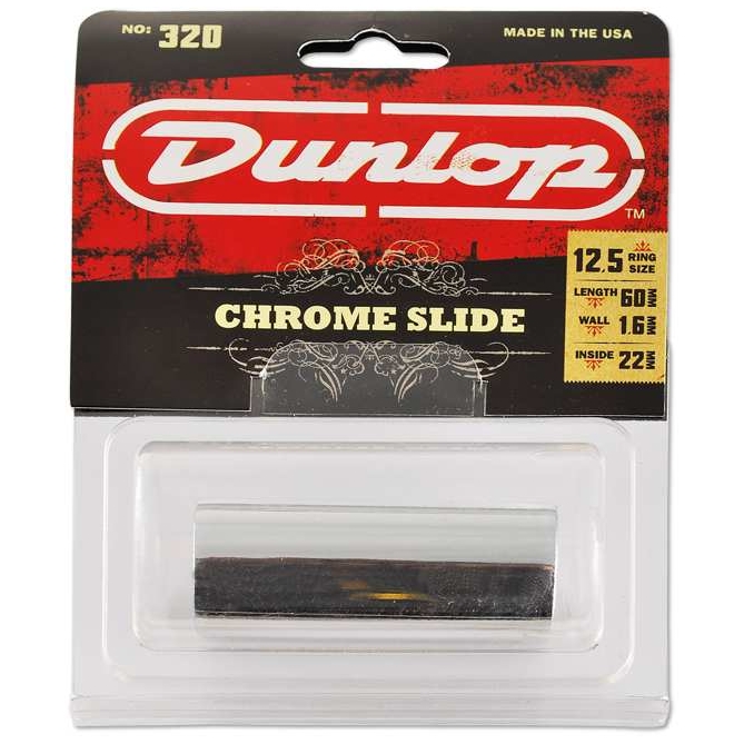 Image of Dunlop 320 xl chrome steel slide 2,2 x 2,5 x 6,0 cm 10001178 2