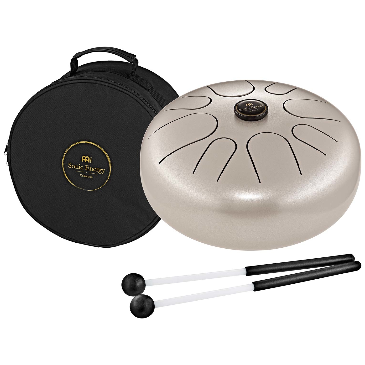 Meinl Sonic Energy - Meinl Sonic Energy STD4PG Steel Tongue Drum, Perlgrau, G Moll 8 Töne, 12 30 cm Durchmesser - 3
