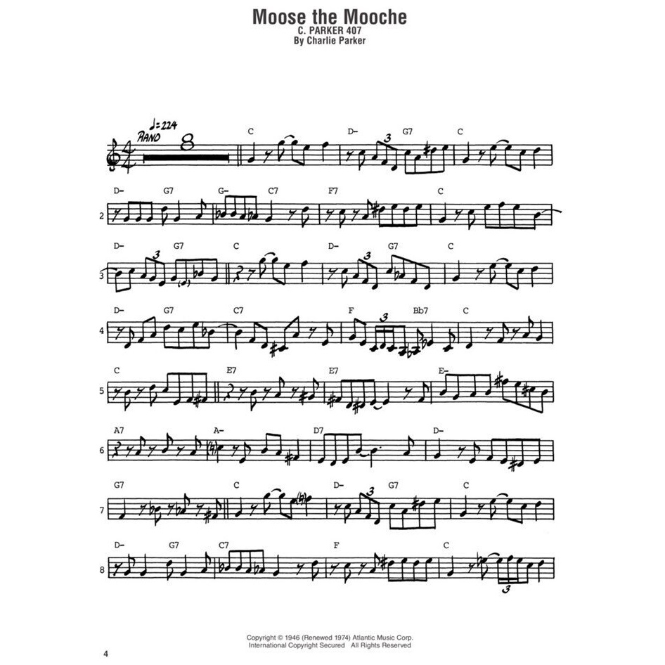 Hal Leonard Charlie Parker Omnibook Bb-Edition 4