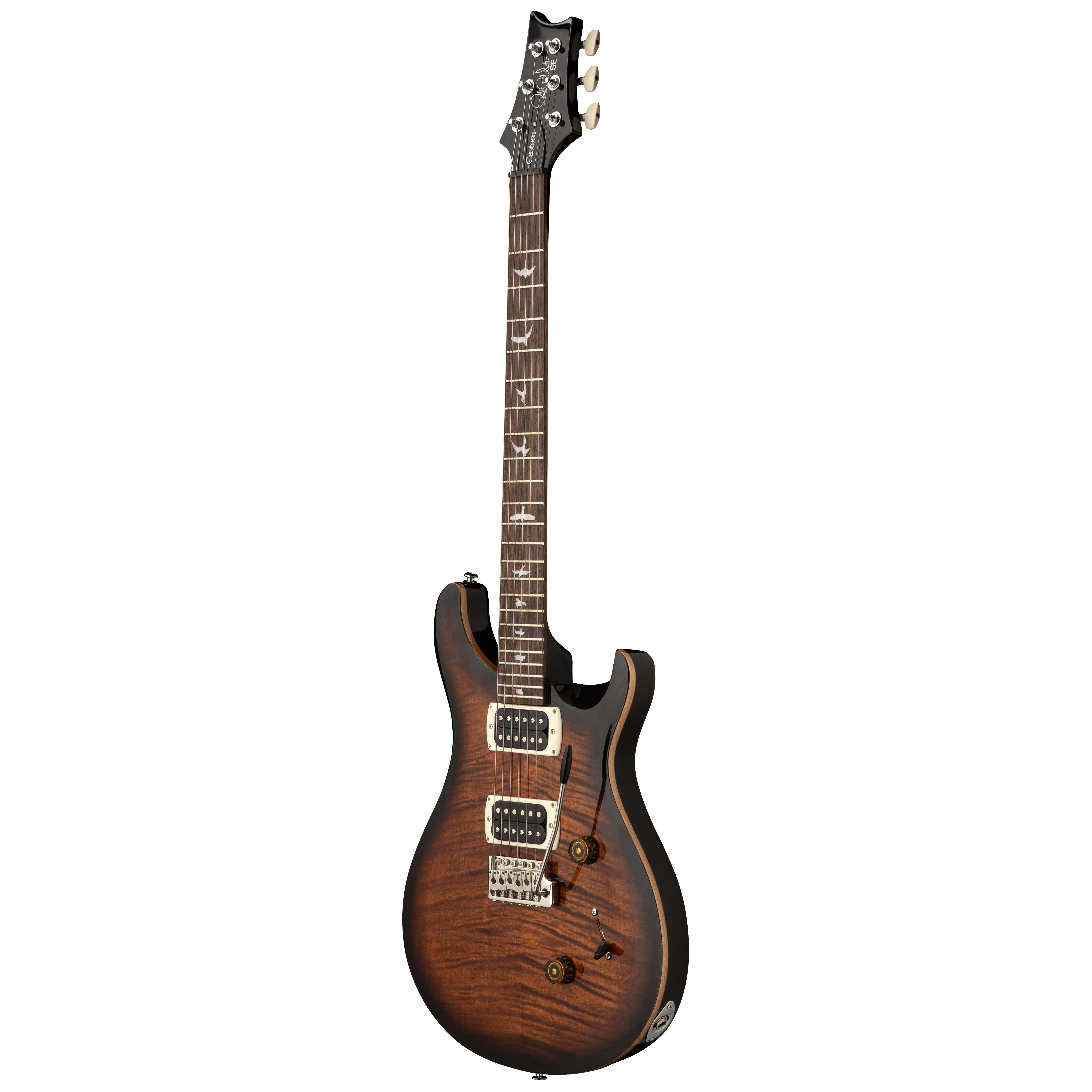 PRS SE Custom 24 Black Gold Sunburst 2