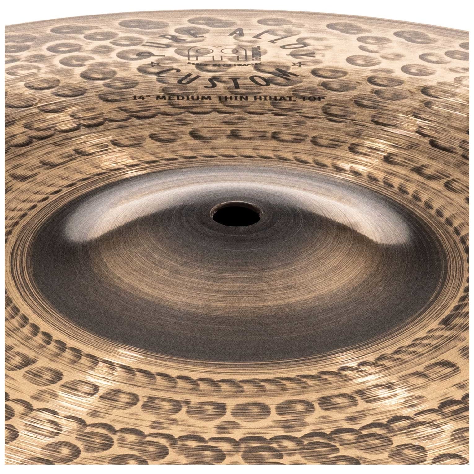 Meinl Cymbals - Meinl Cymbals PAC14MTH - 14 Pure Alloy Custom Medium Thin Hihat - 3