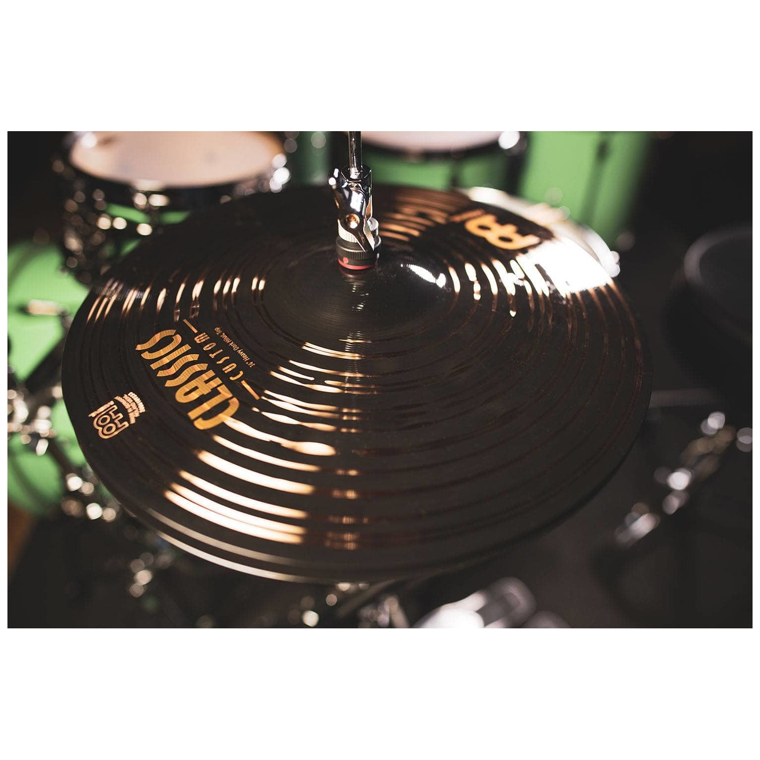 Meinl Cymbals - Meinl Cymbals CC14HDAH - 14 Classics Custom Dark Heavy Hihat - 8