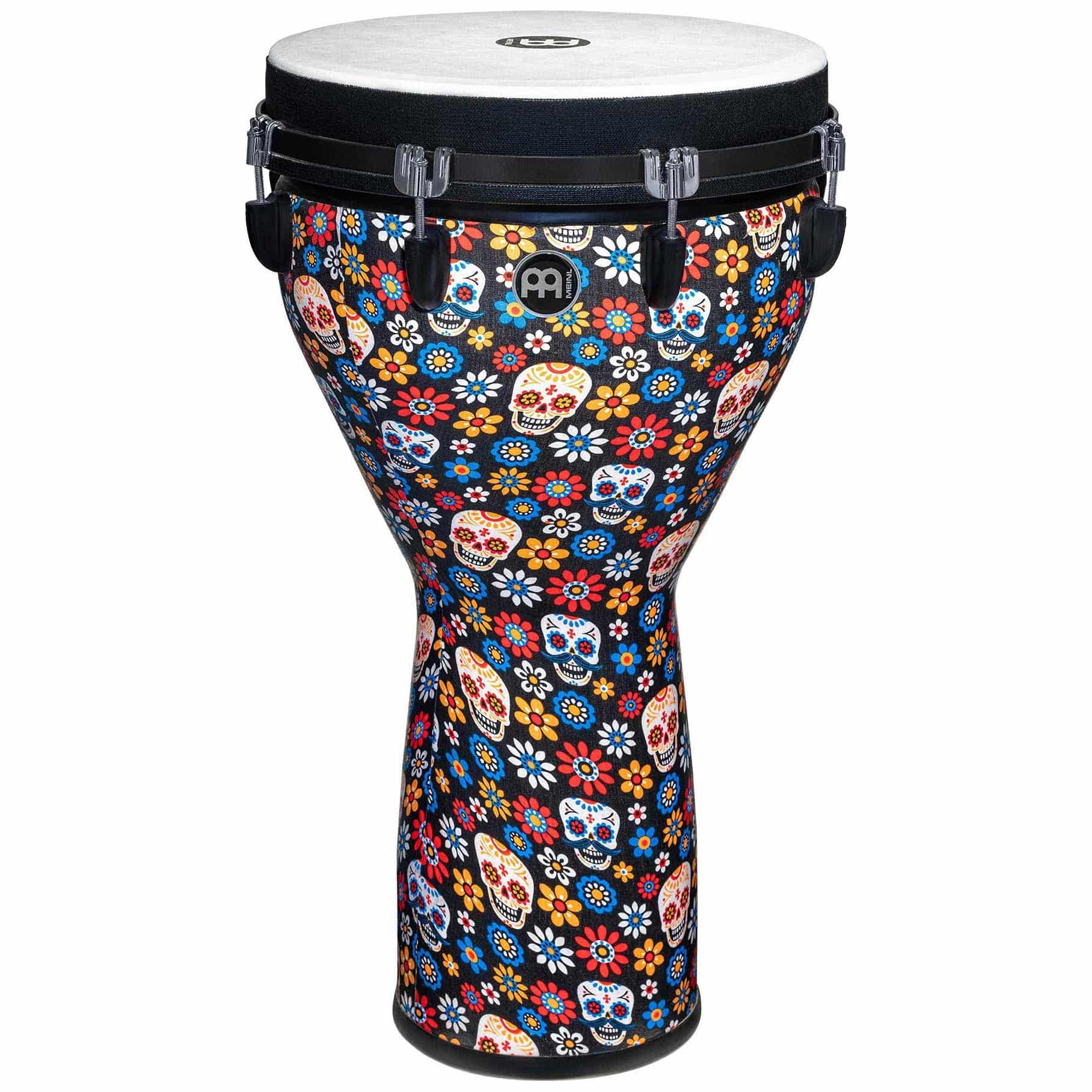 Meinl Percussion - Meinl Percussion JD14DA 14 Jumbo Djembe, Day Of The Dead