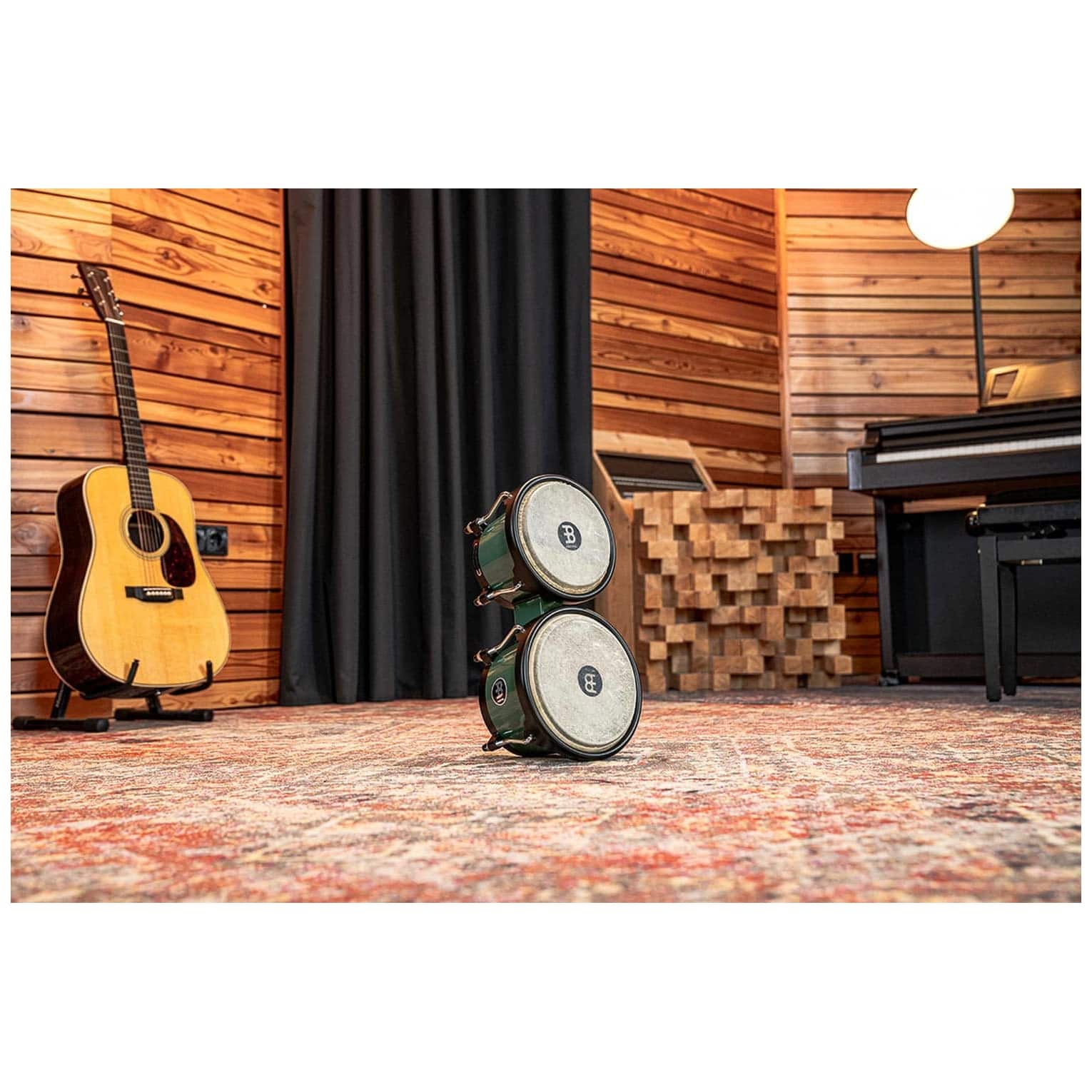 Meinl Percussion - Meinl Percussion HB50FG Journey Series Bongo, Forest Green - 4