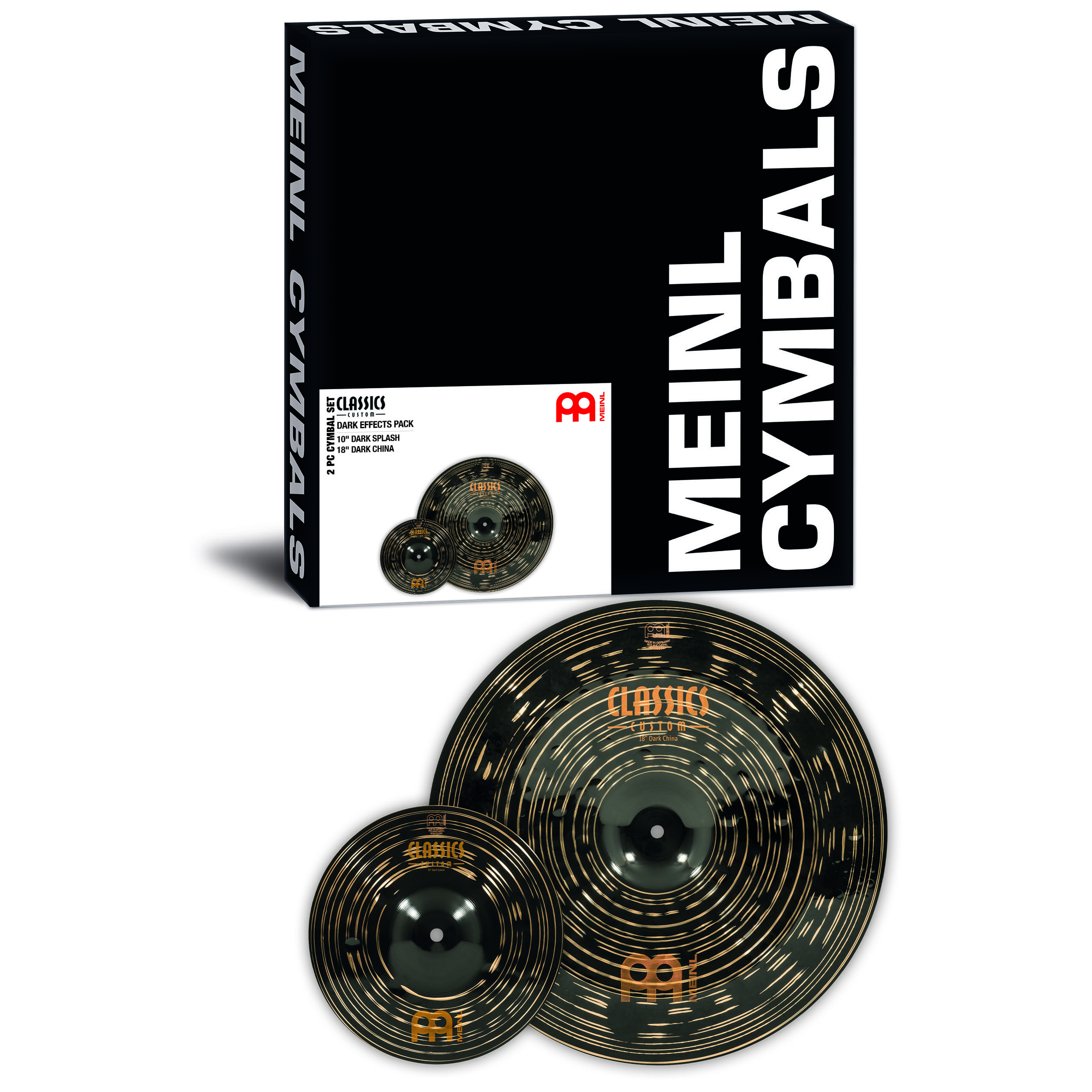 Meinl Cymbals CCD-CS3 - Classics Custom Dark Effects Pack