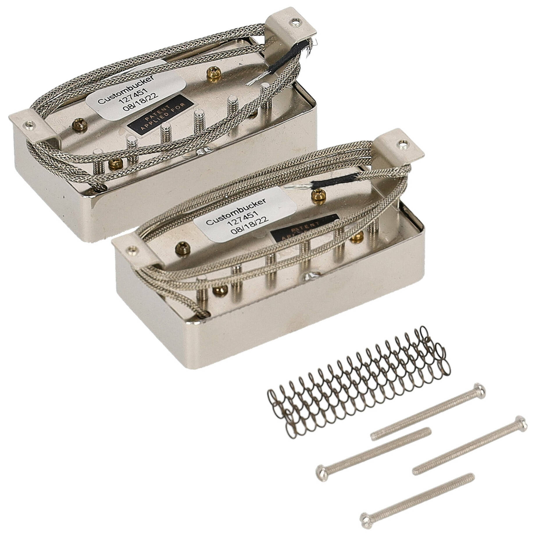 Gibson Custombucker Set True Historic Nickel Covers 1