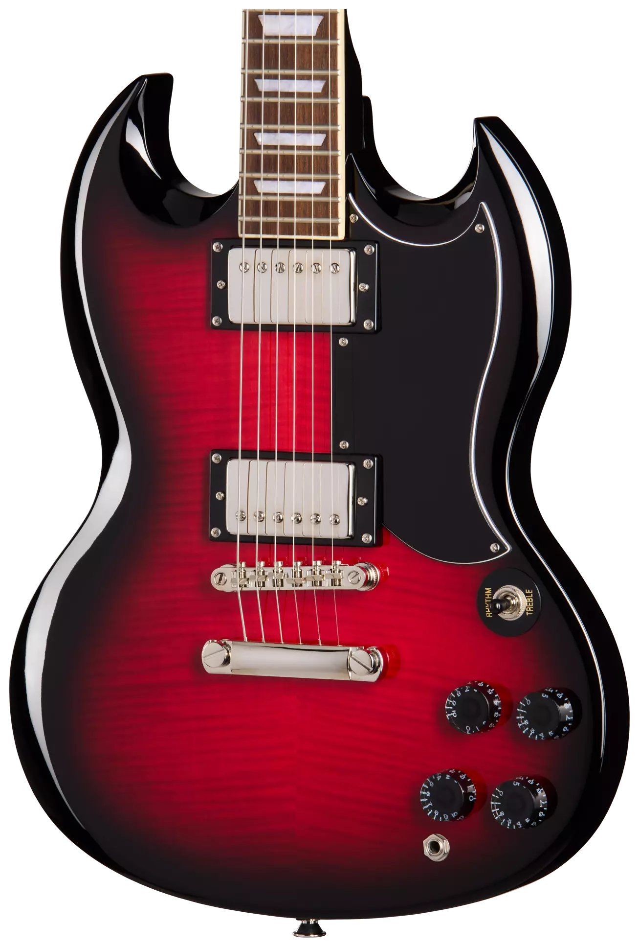 Epiphone SG Tribute Plus Cherry Burst 5