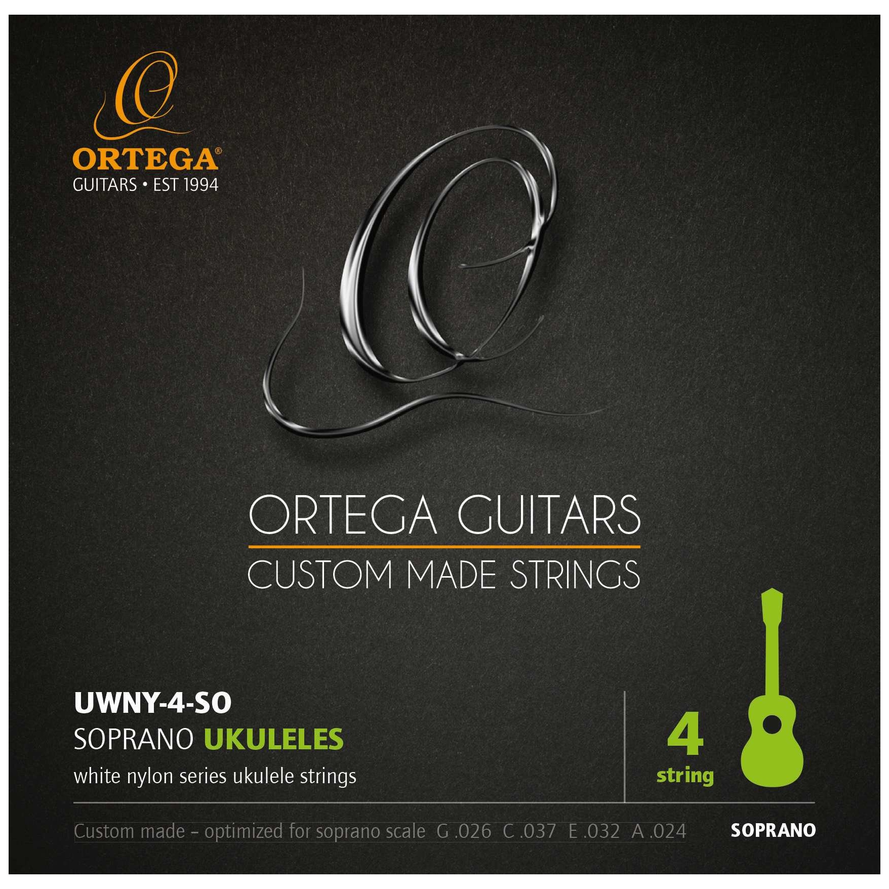 Ortega - Ortega UWNY-4-SO Saiten für Sopran-Ukulelen 026-024