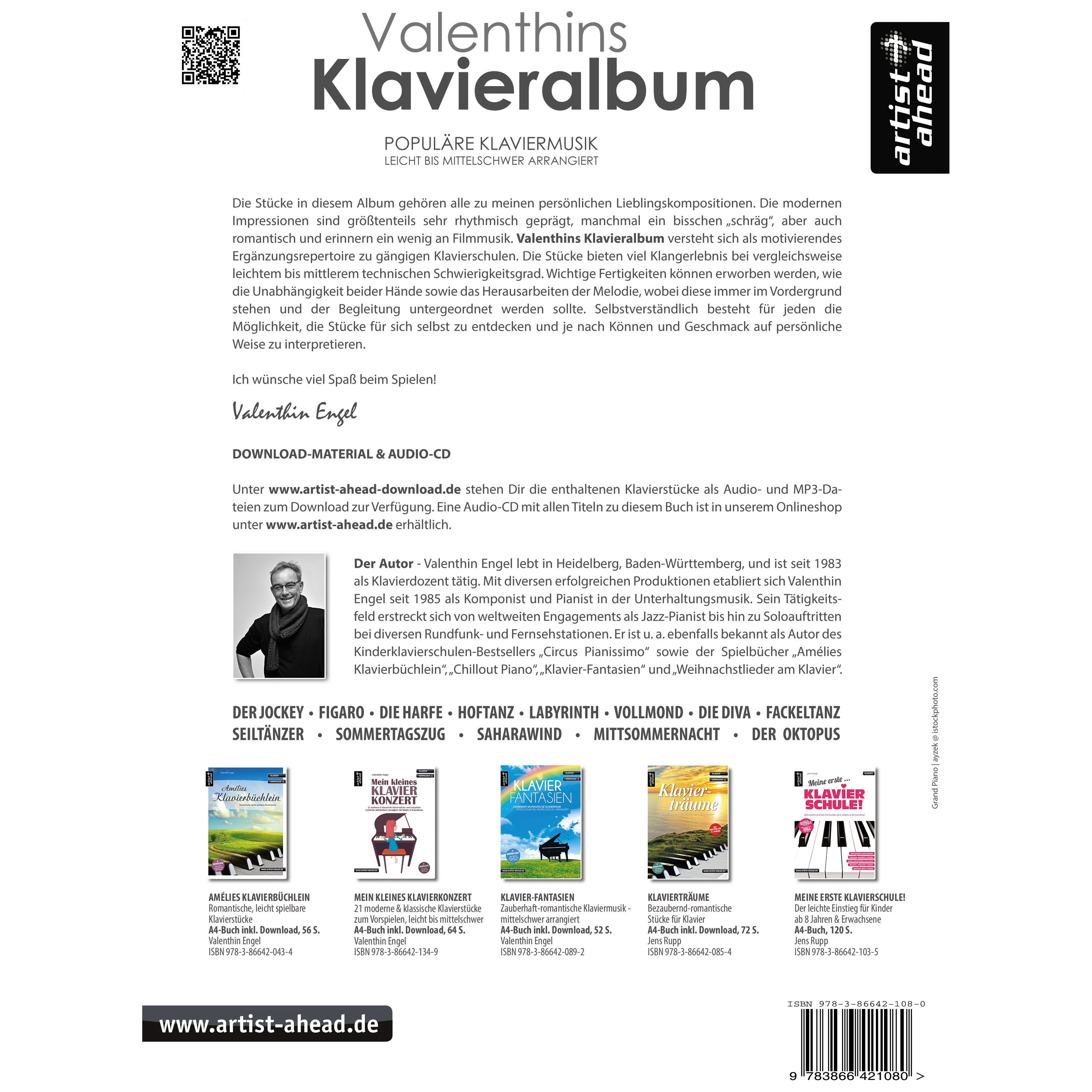 Artist Ahead Valenthin Engel - Valenthins Klavieralbum 1