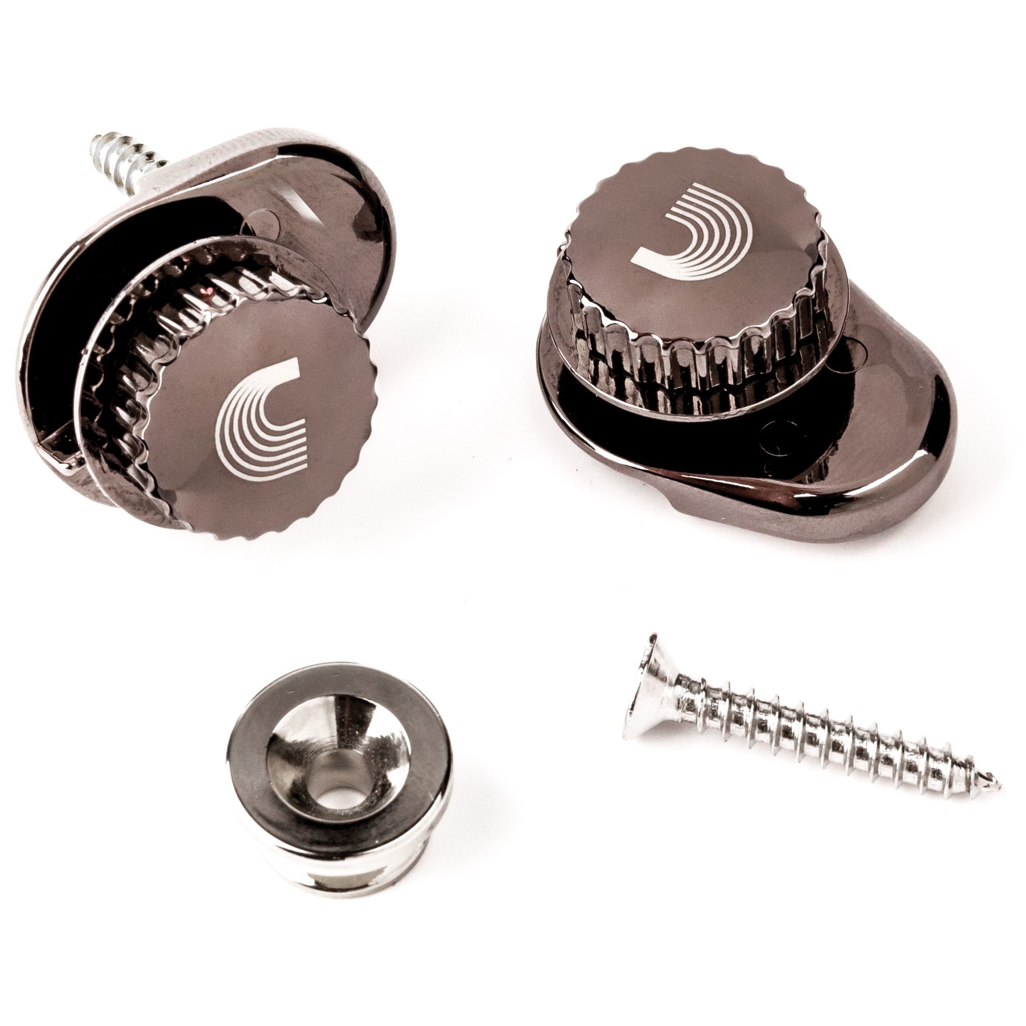 Image of D’addario pw sls 02  universal strap lock system  nickel 10019265 0