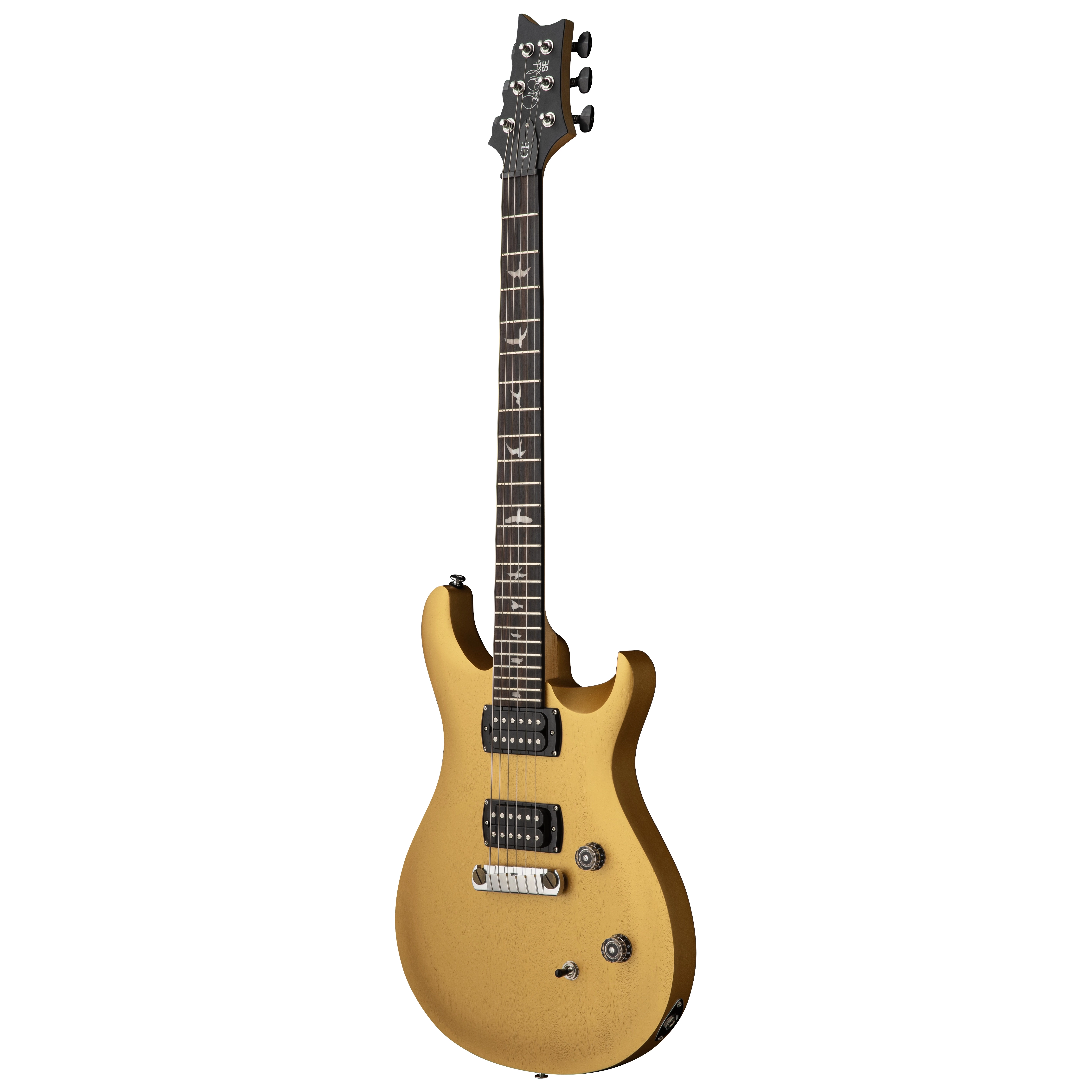 PRS SE CE24 Standard Stoptail Satin Metallic Gold 2