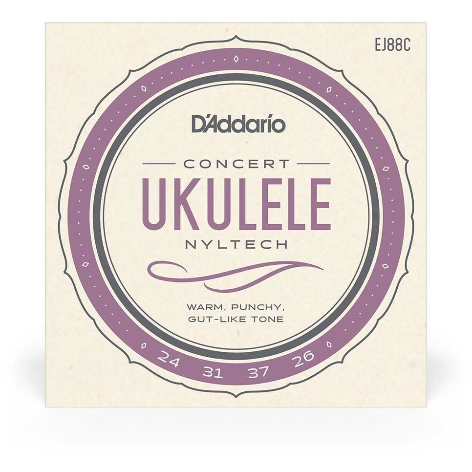 D’Addario - D’Addario EJ88C - Ukulele Concert Nyltech 024-026 - 1