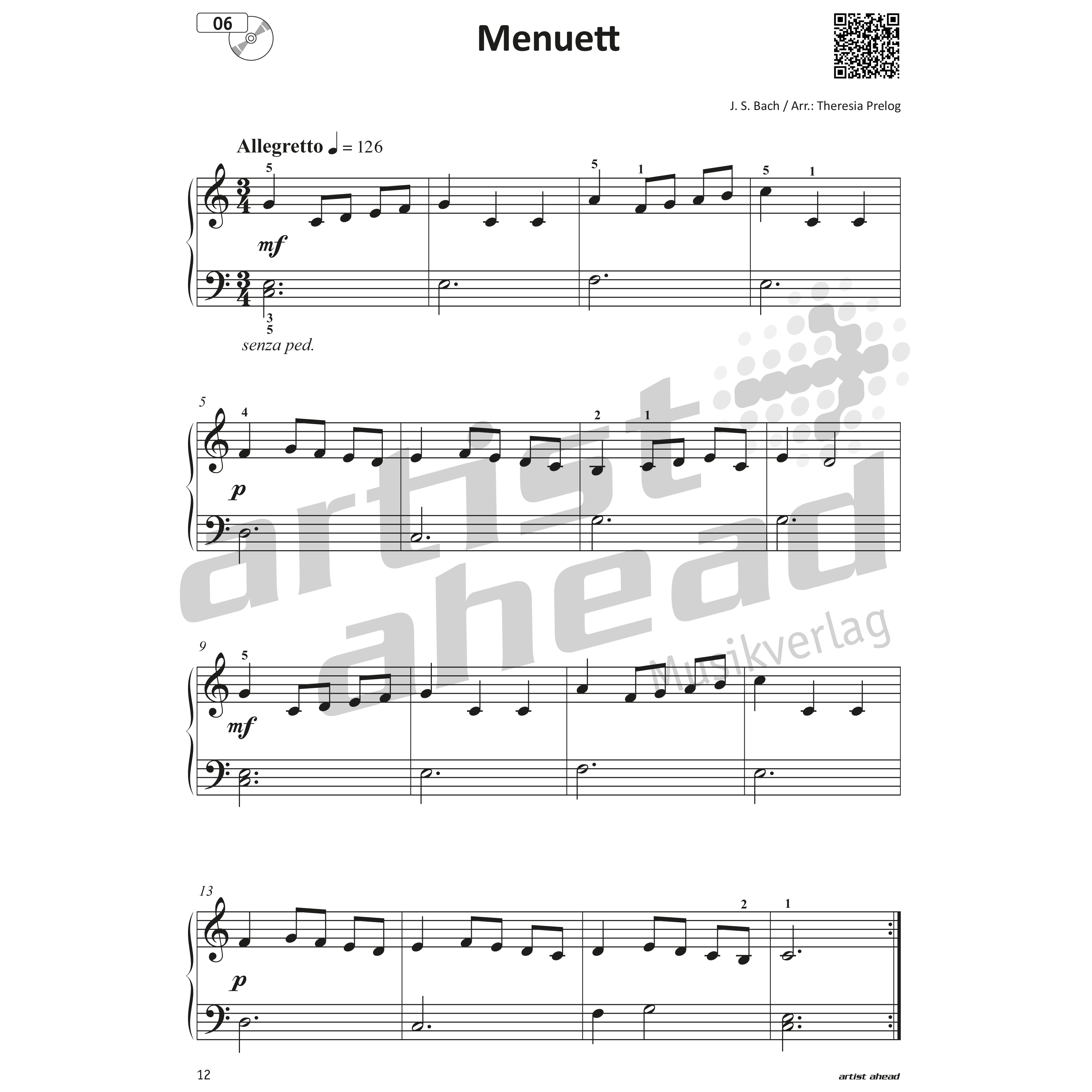Artist Ahead Die schönsten Klassiknoten für Senioren - Theresia Prelog 3