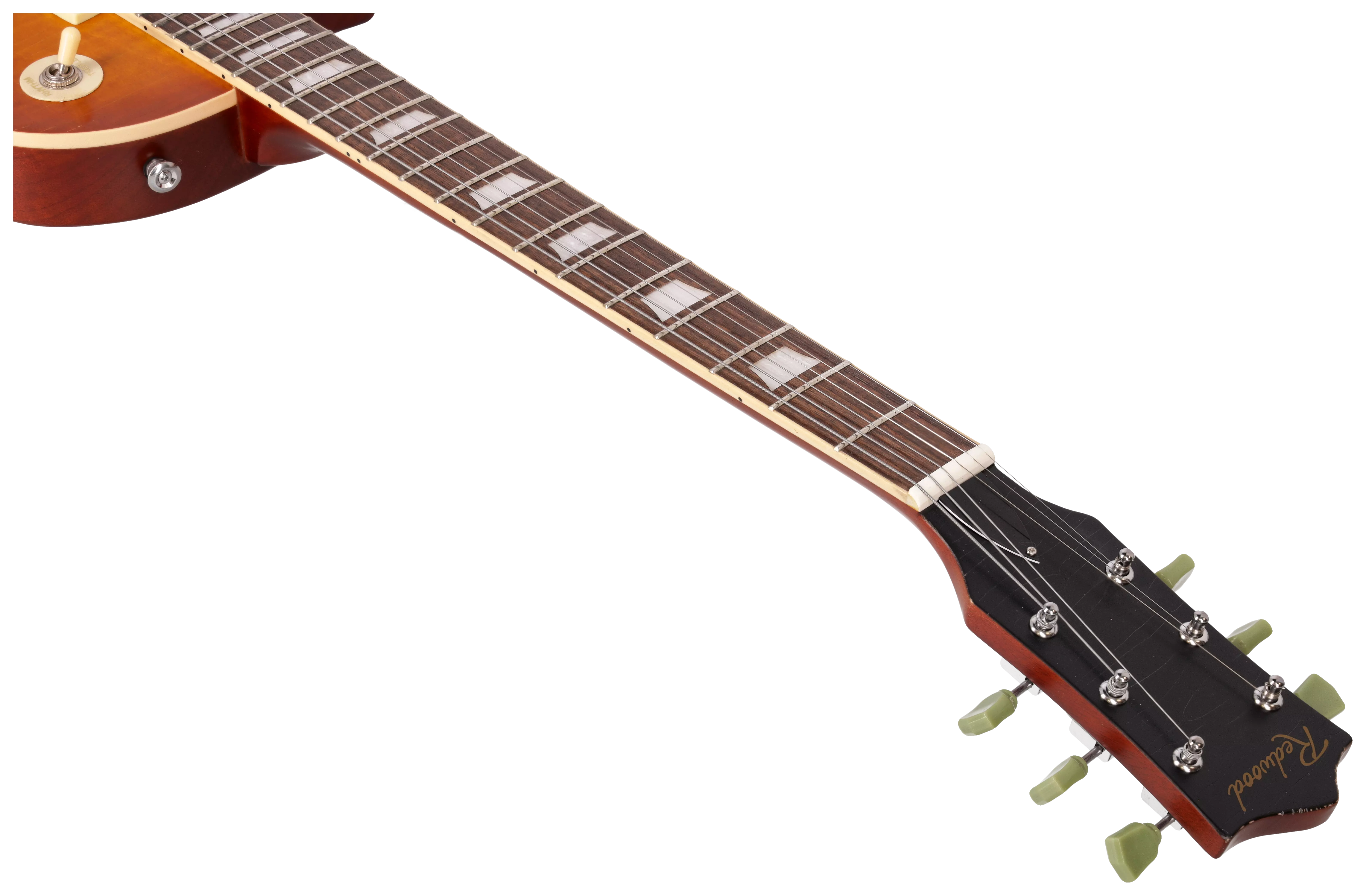 Redwood Relics LP-Style LH Dirty Lemon Burst inkl. Case 13