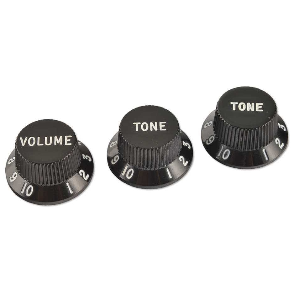 Fender - Fender Knobs Stratocaster Black