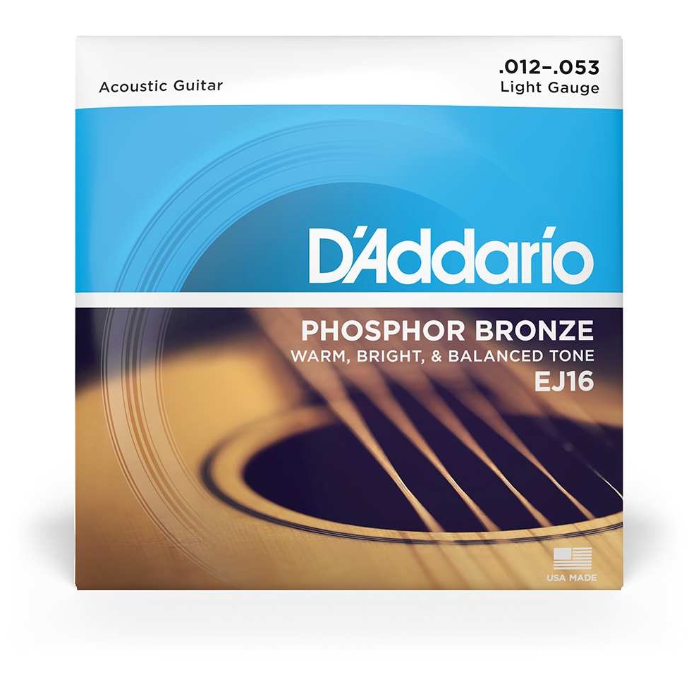 D’Addario - D’Addario EJ16 - Acoustic Phosphor Bronze 012-053 - 1