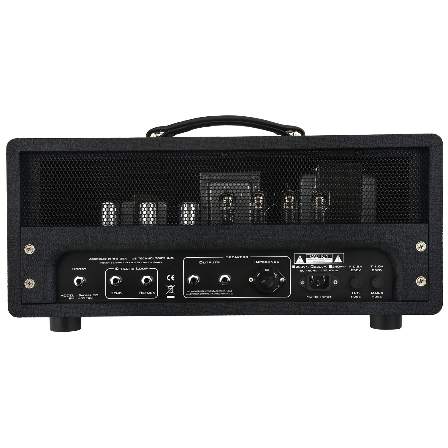 Suhr - Suhr Badger 35 Head MKII Black - 3