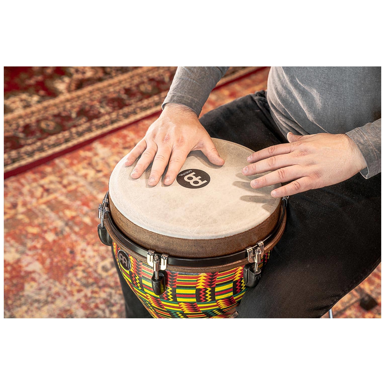 Meinl Percussion - Meinl Percussion JD12SI 12 Jumbo Djembe, Simbra - 10