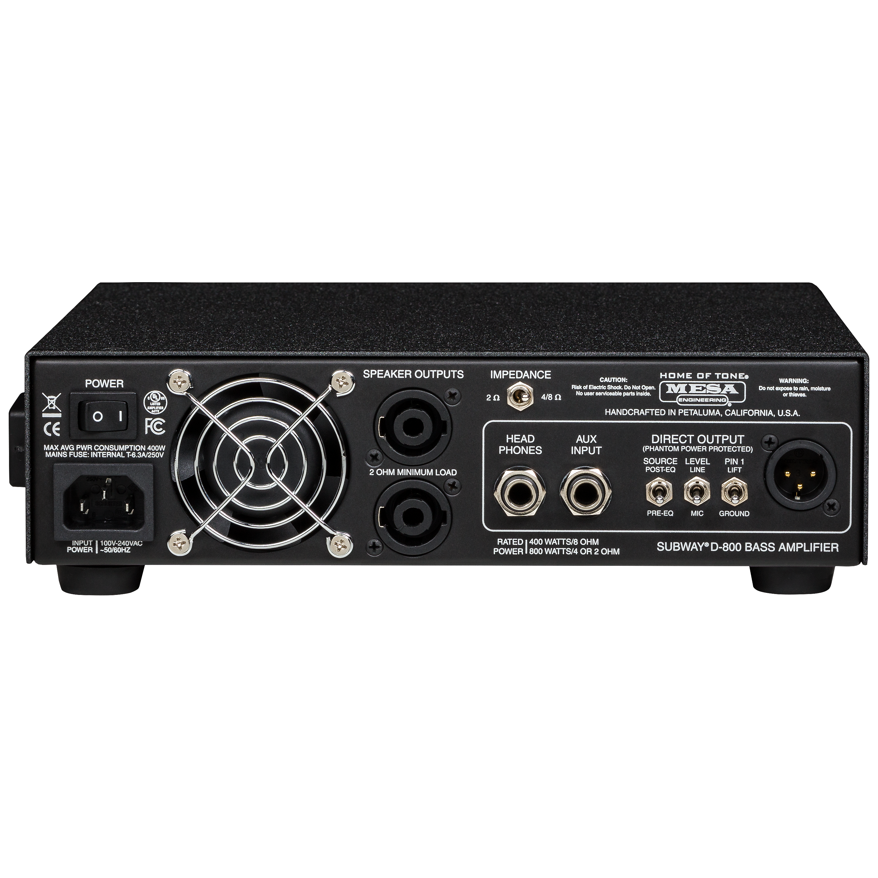 Mesa/Boogie Subway D-800 Bass Head 3