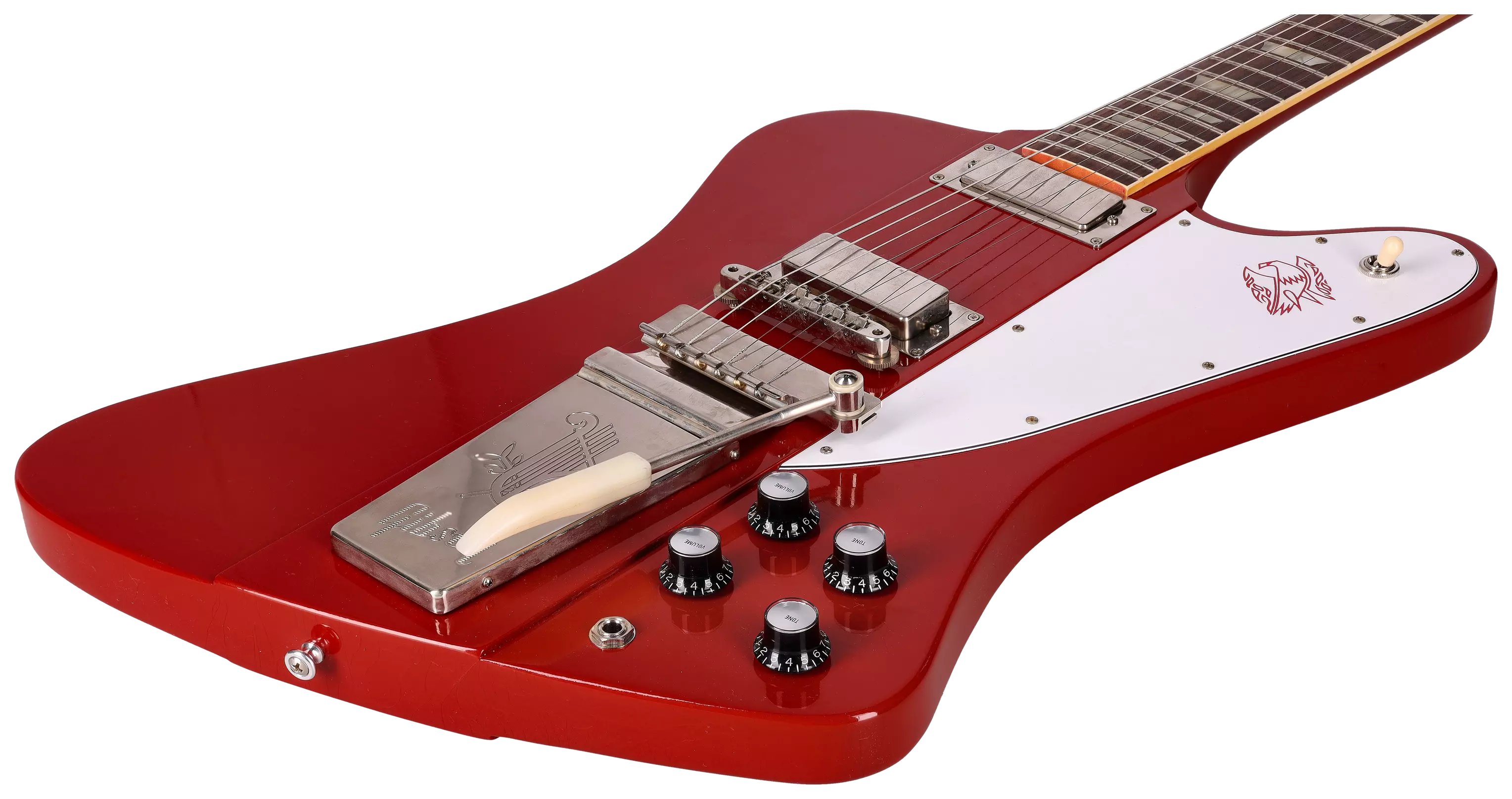 Gibson 1963 Firebird V Maestro Vibrola Ember Red Ultra Light Aged Murphy Lab #304283 8