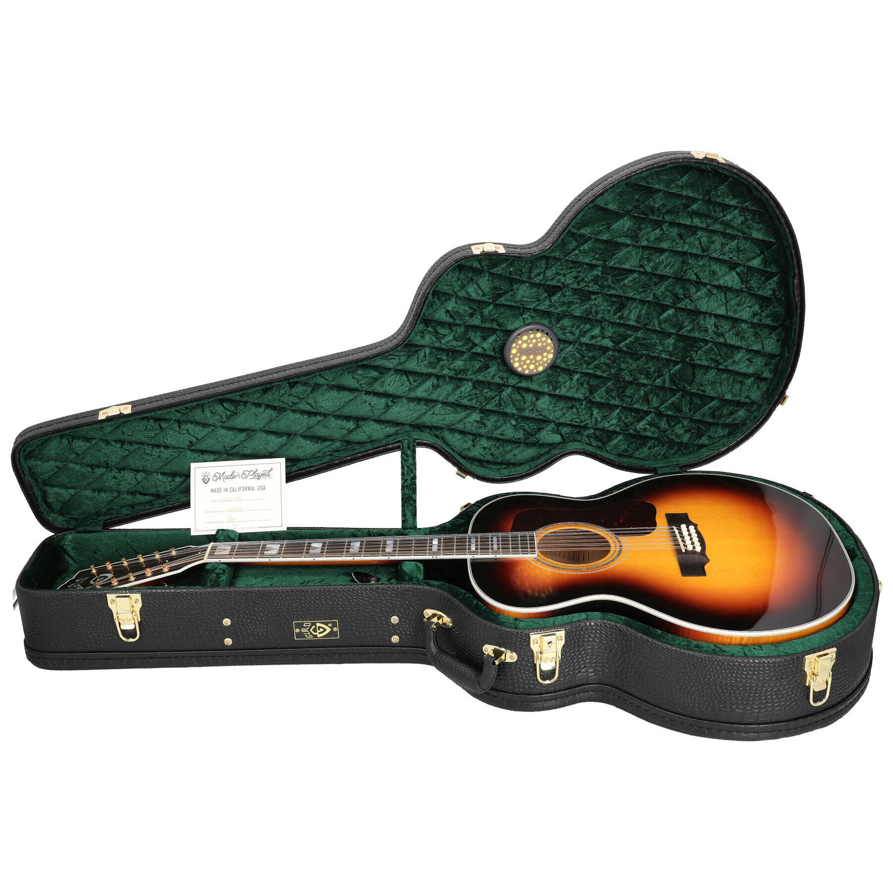 Guild F-512E Maple Antique Burst 9