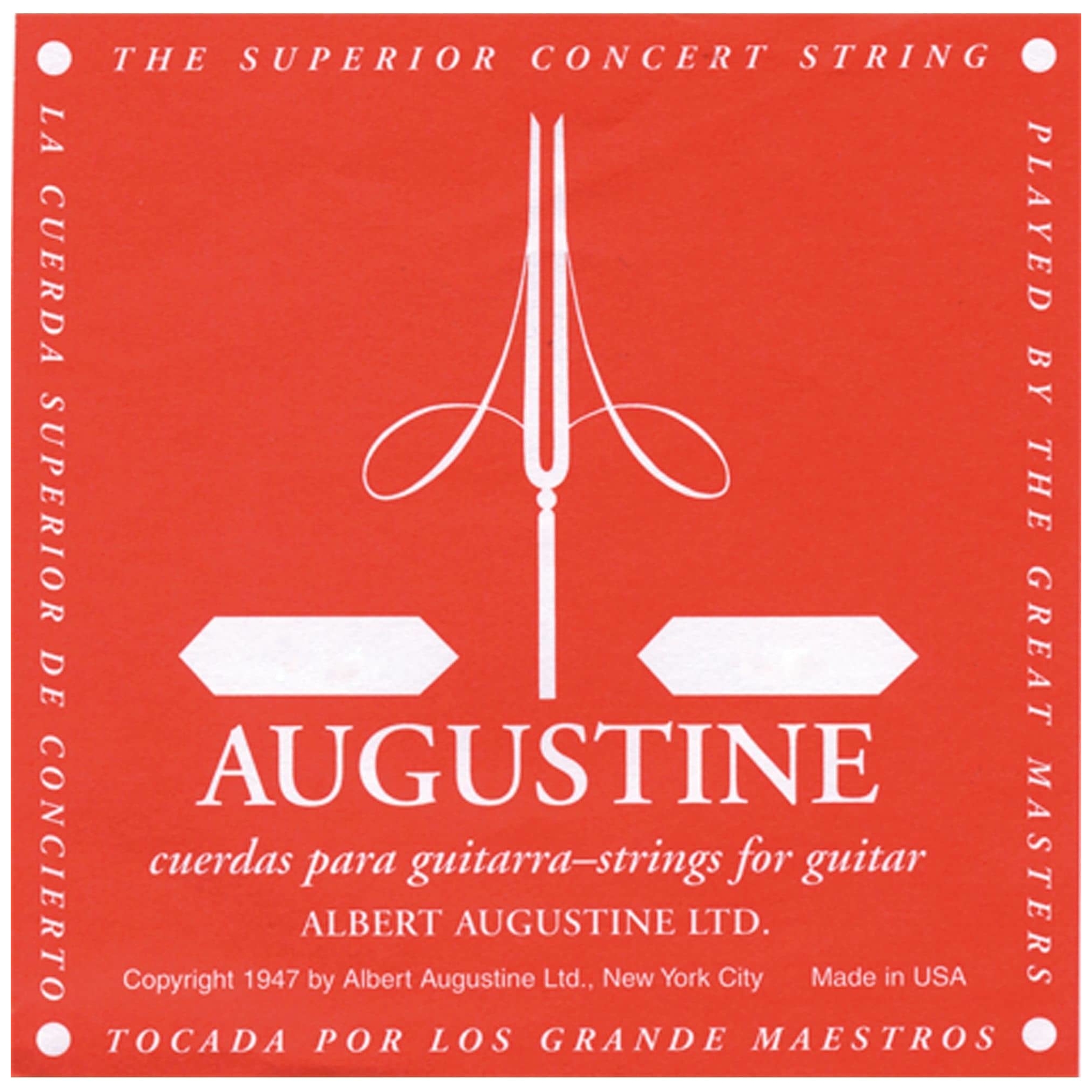 Augustine - Augustine Rot Einzelsaite D4