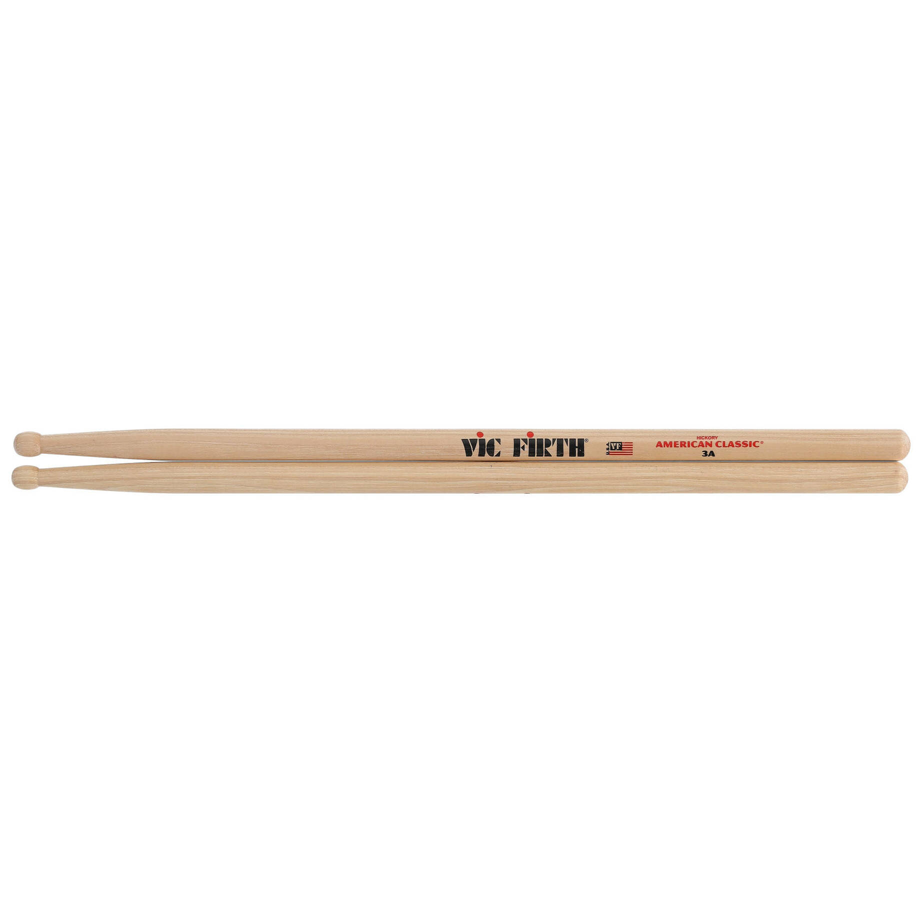Vic Firth 3A - American Classic - Hickory - Wood Tip 1