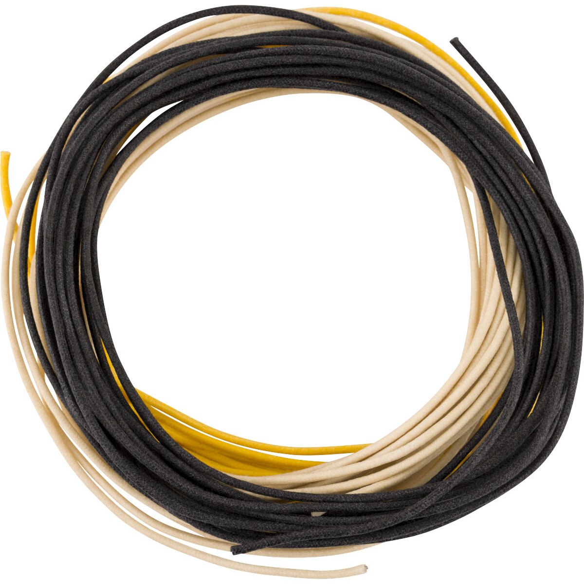 Fender 22 Gauge Cloth Wire Black/White/Yellow 15 FT 2