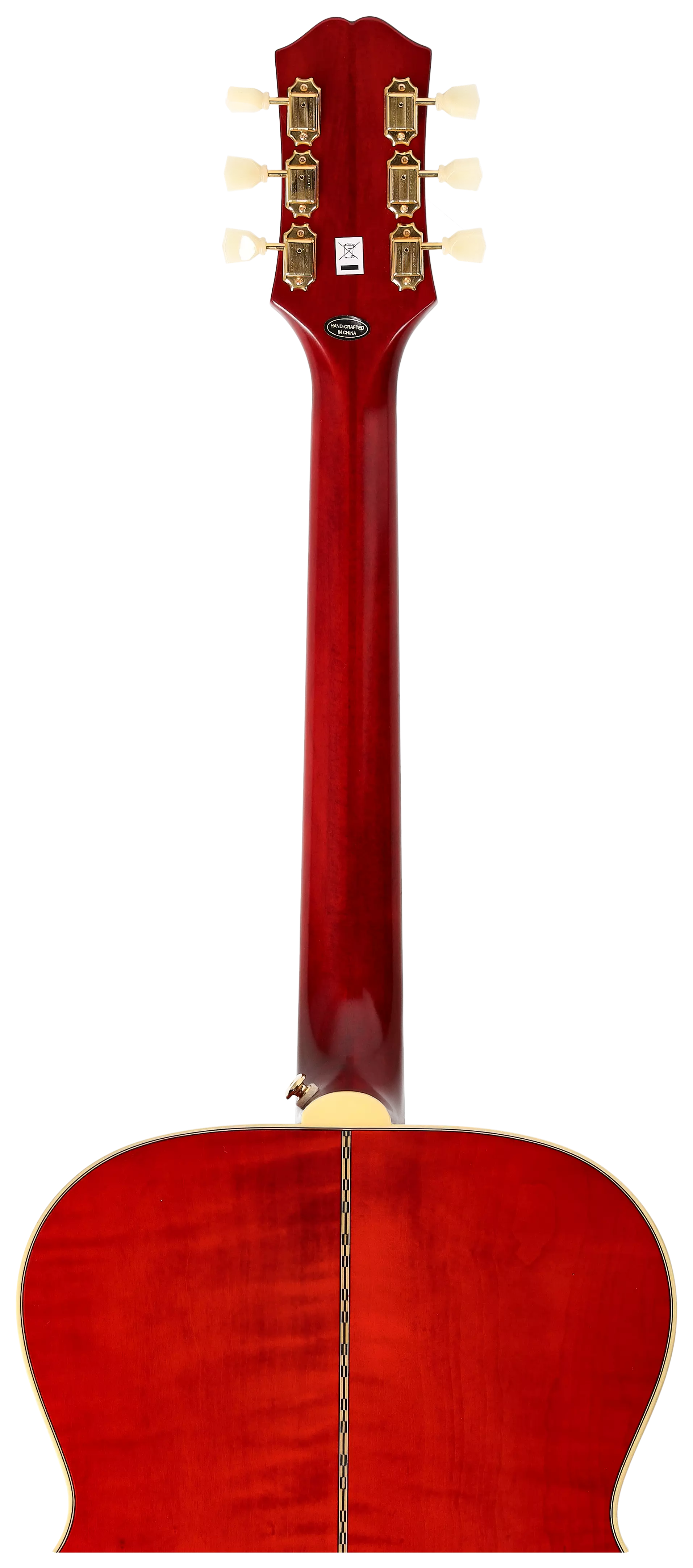Epiphone J-200 Aged Wine Red 11