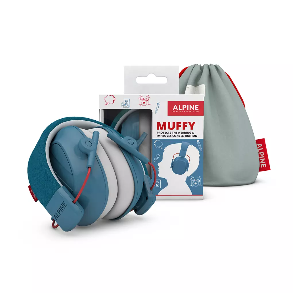 Alpine Hearing Protection Muffy Kids Blue 2