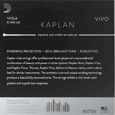 D’Addario Kaplan Vivo KV410 LM 1