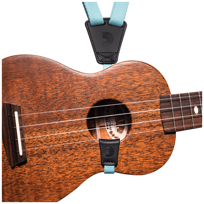D’Addario - D’Addario Eco-Comfort Ukulele Strap Seafoam - 2
