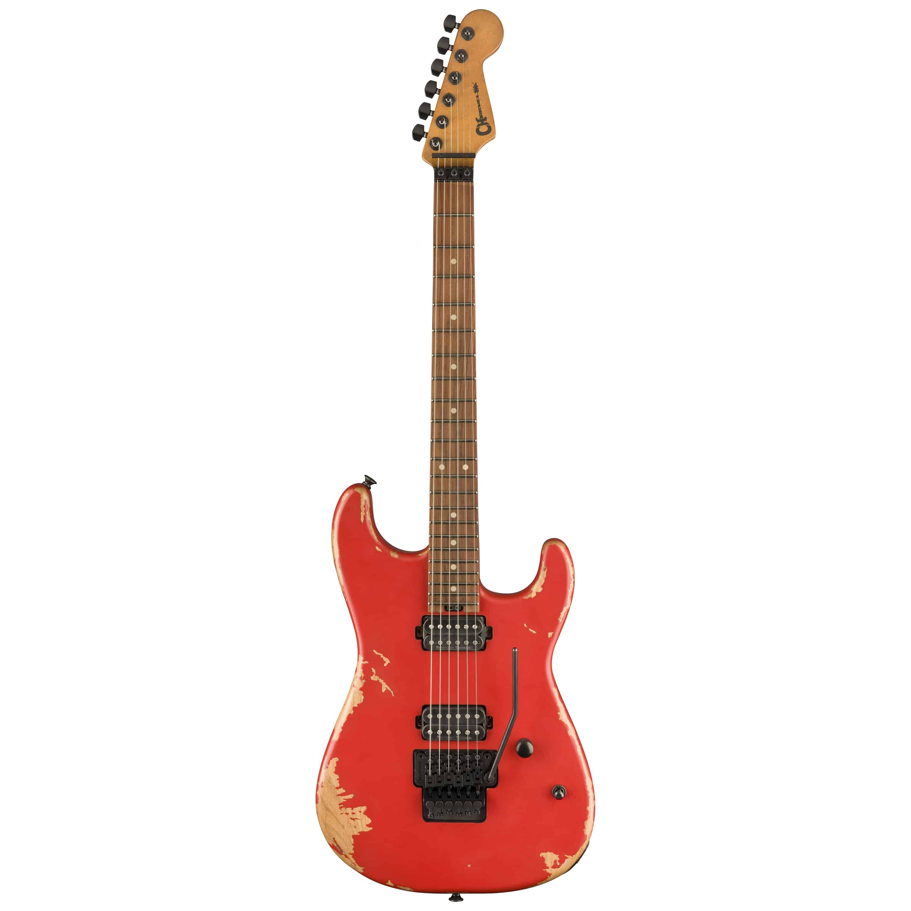 Charvel Pro-Mod REL SRS SD1 HH FR PF - WEATHERD ORANGE
