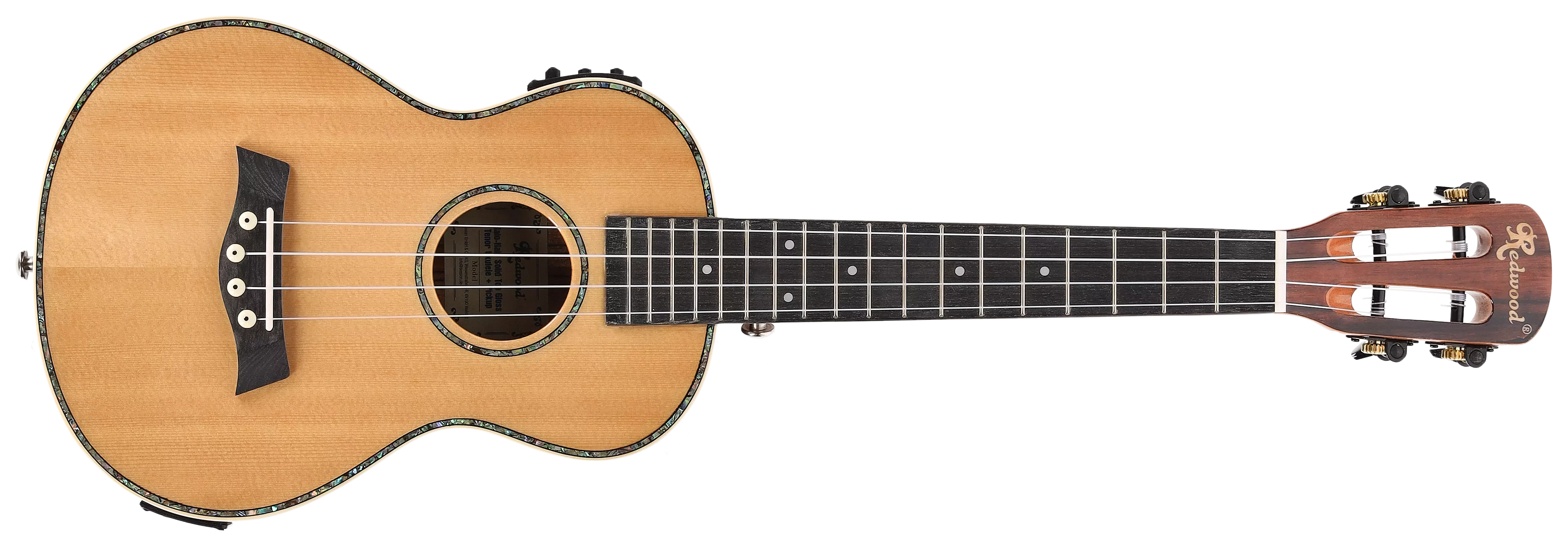Redwood Halo-Halo Tenor Ukulele Solid Top Gloss + Pickup 1