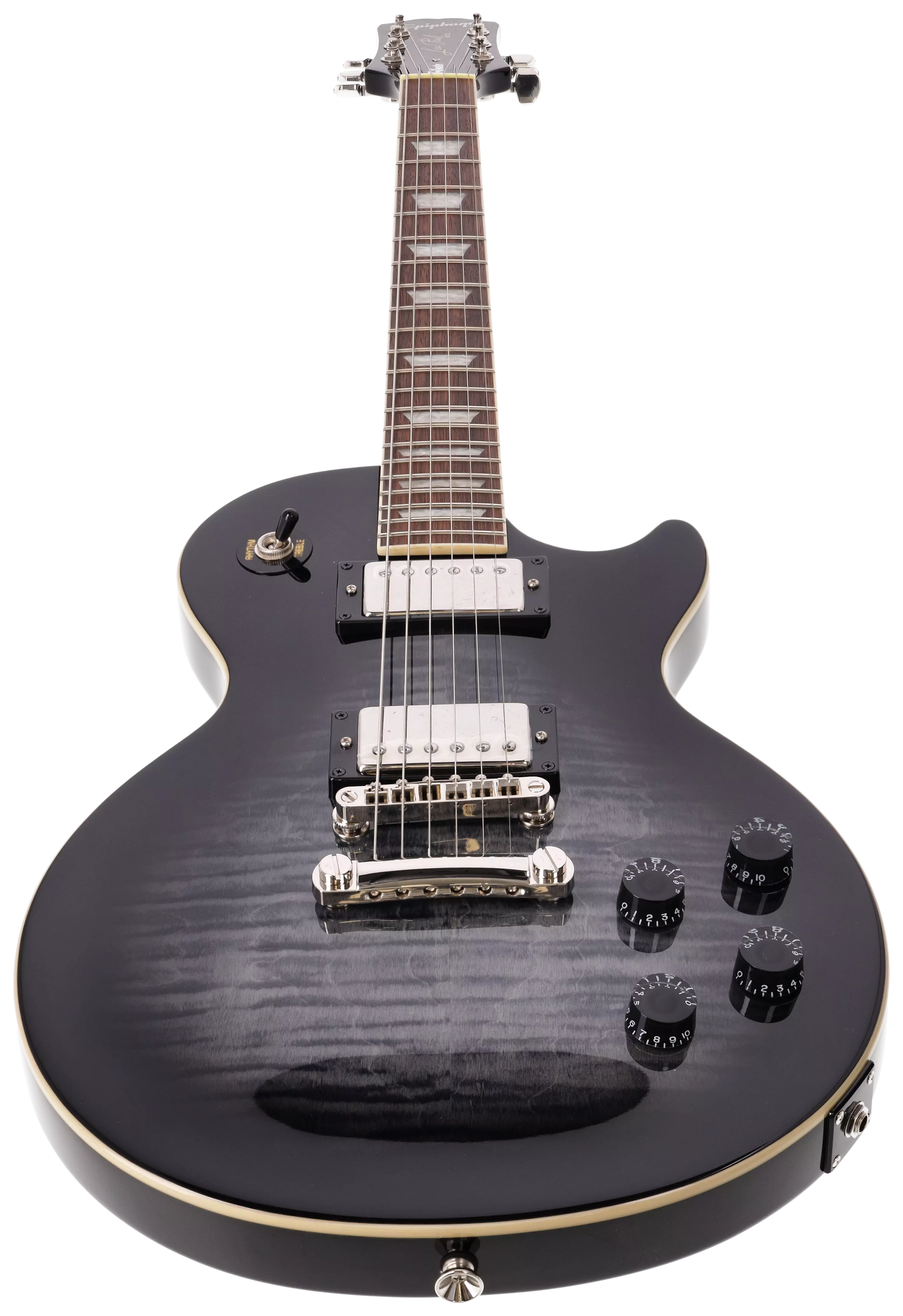 Epiphone Les Paul Tribute Plus Ebony Burst 3