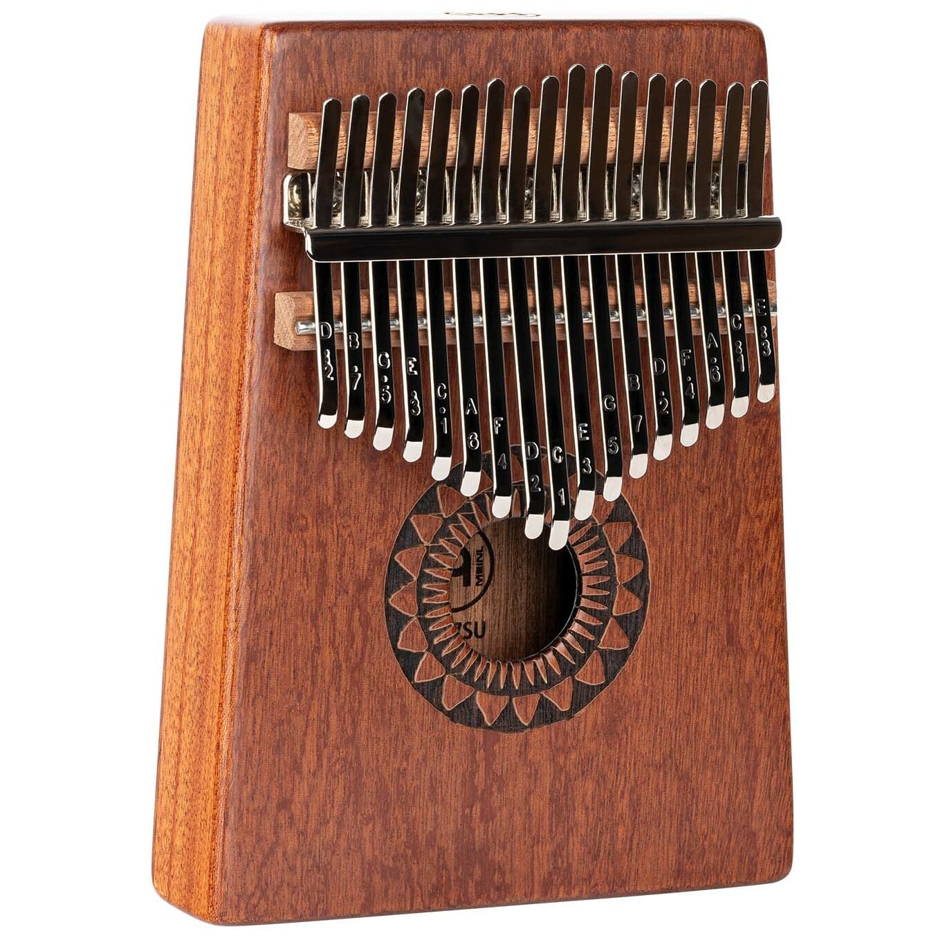 Meinl Percussion KA17SU - Sound Hole Designer Kalimba, Sun