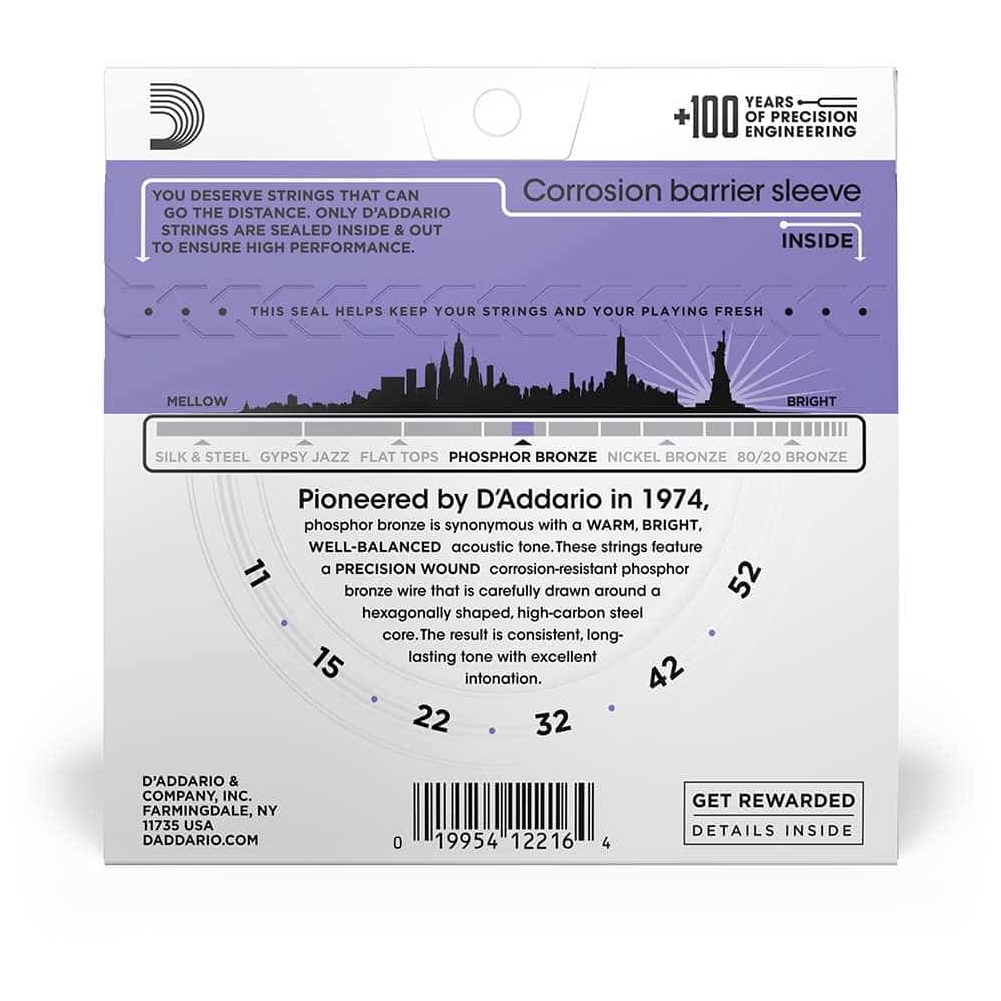 D’Addario - D’Addario EJ26 - Acoustic Phosphor Bronze 011-052 - 2