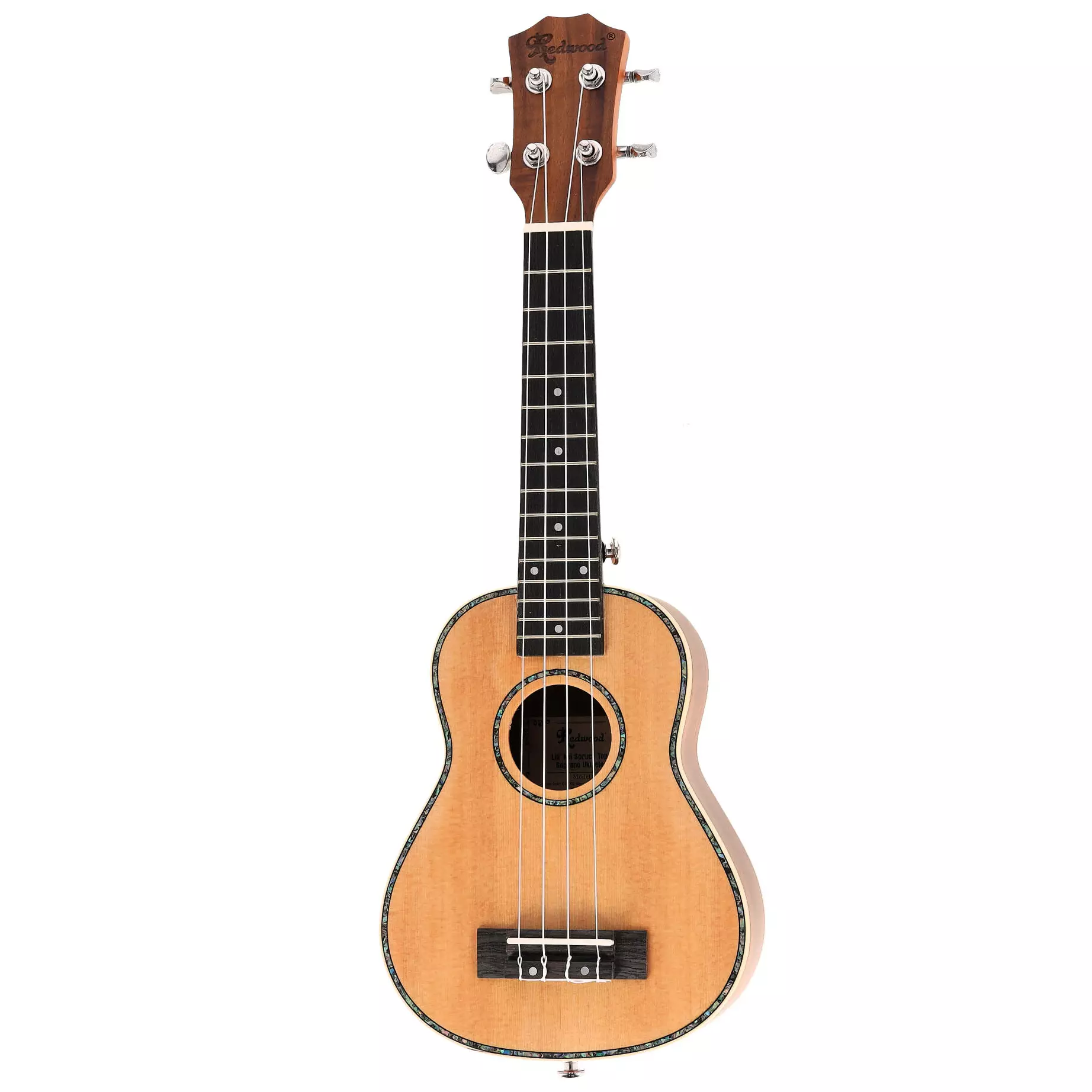 Redwood Lili' Koi Spruce Top Soprano Ukulele 7
