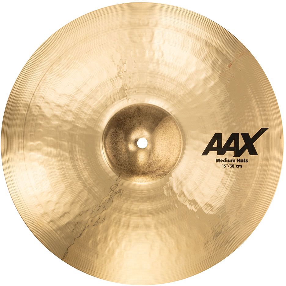 Sabian AAX 15" Medium Hats Brilliant 1