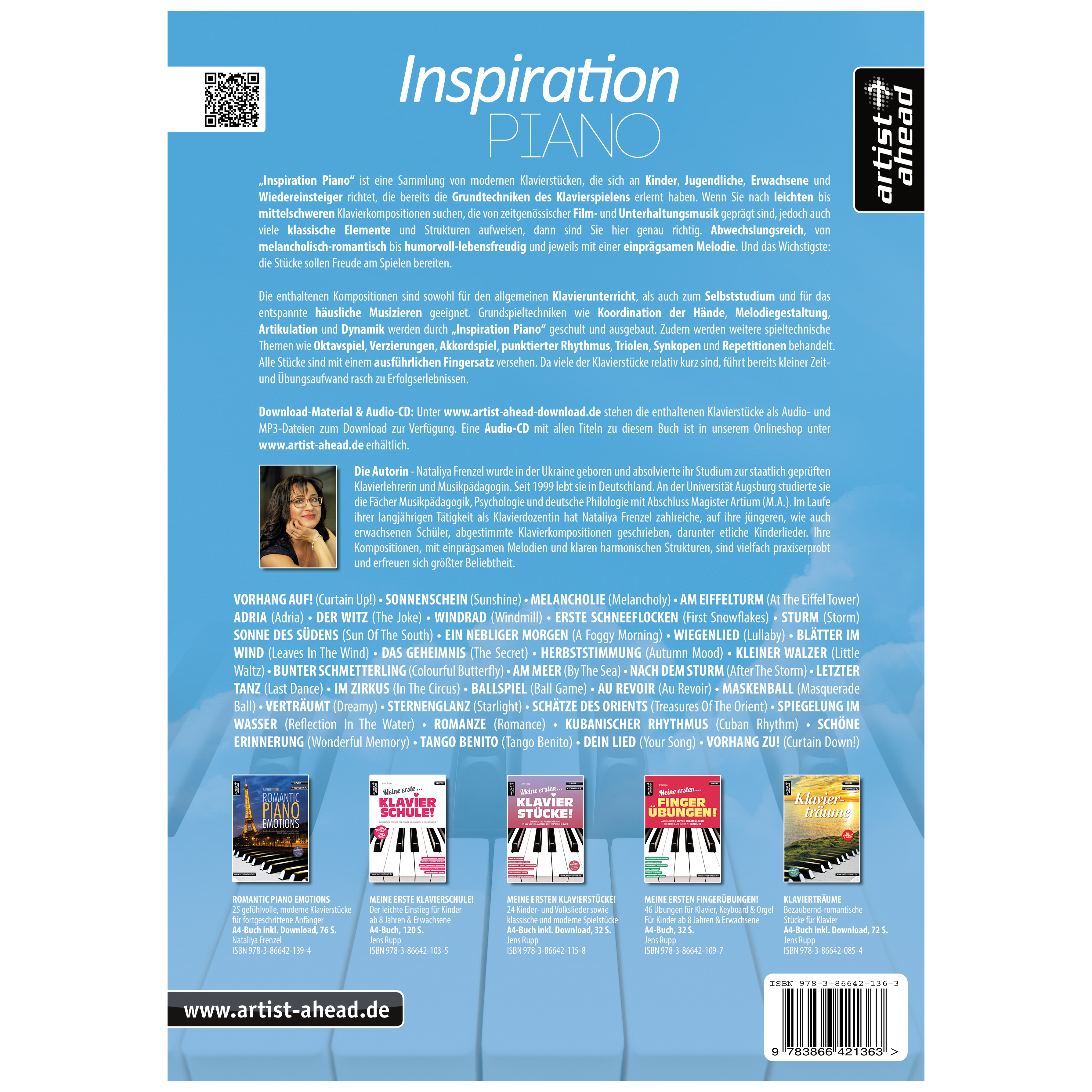 Artist Ahead Inspiration Piano - Nataliya Frenzel 1