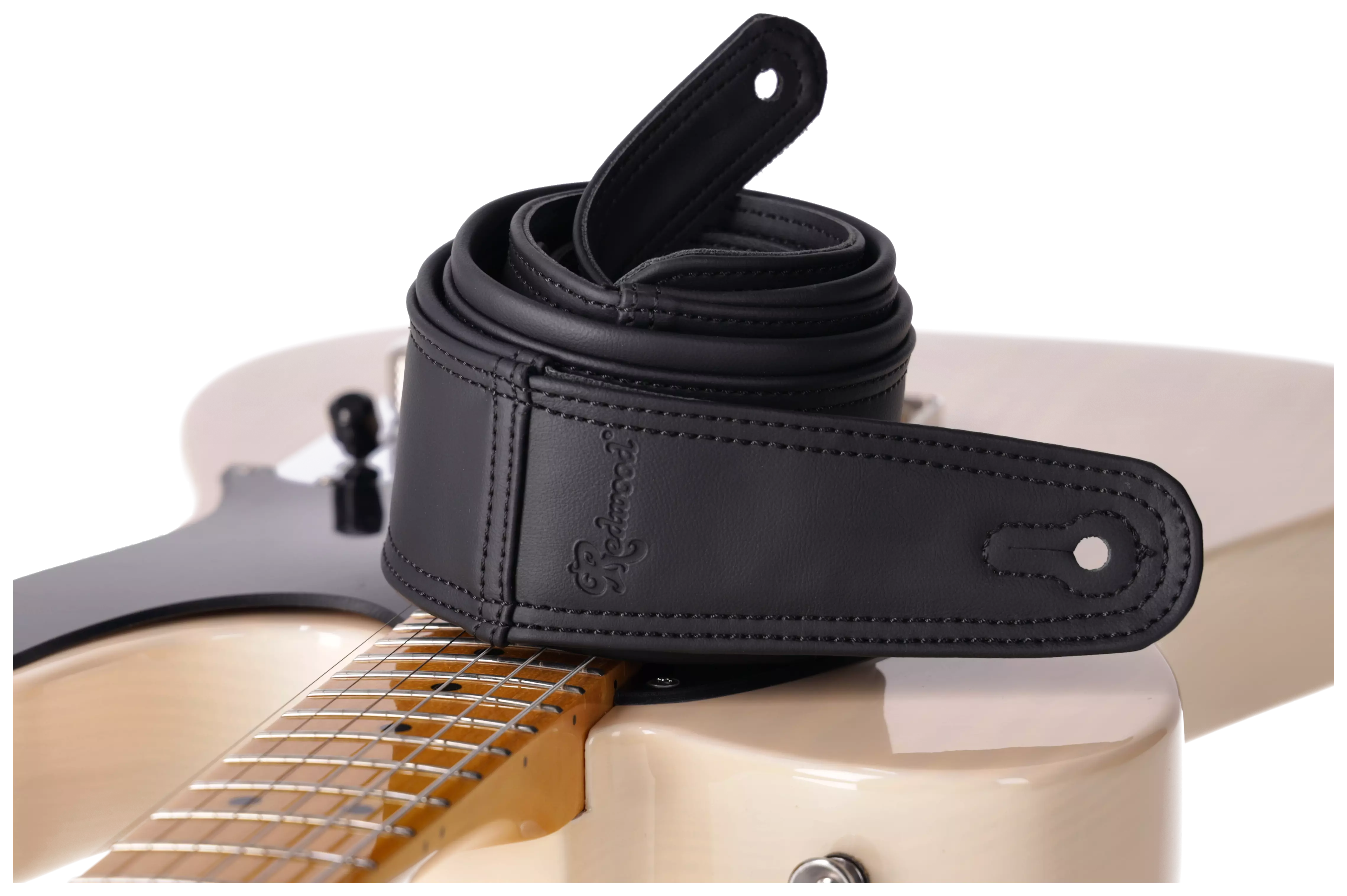Redwood Instrument Strap Non-Leather Padded - Black