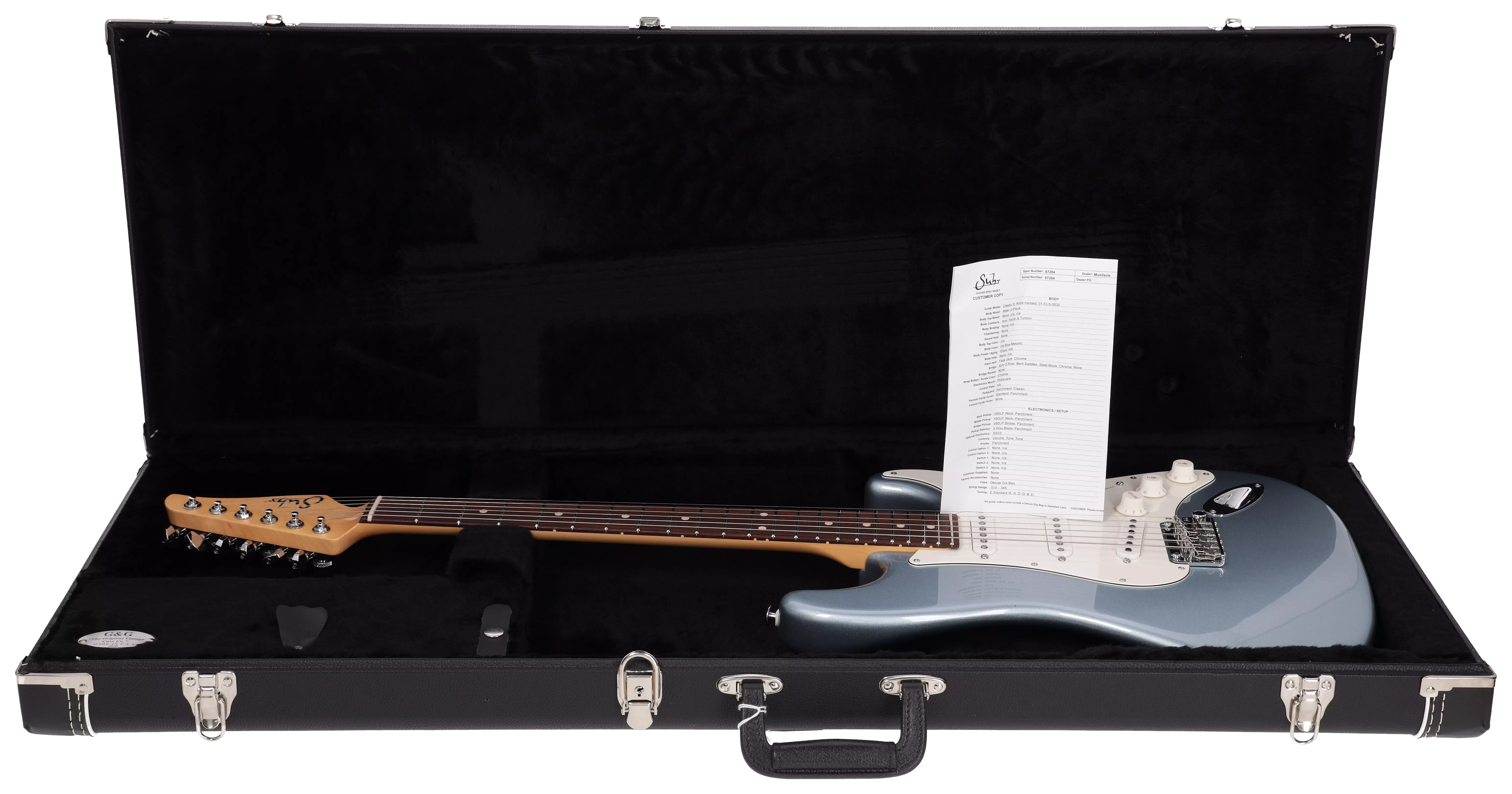 Suhr LTD Classic S RW Ice Blue Metallic 17