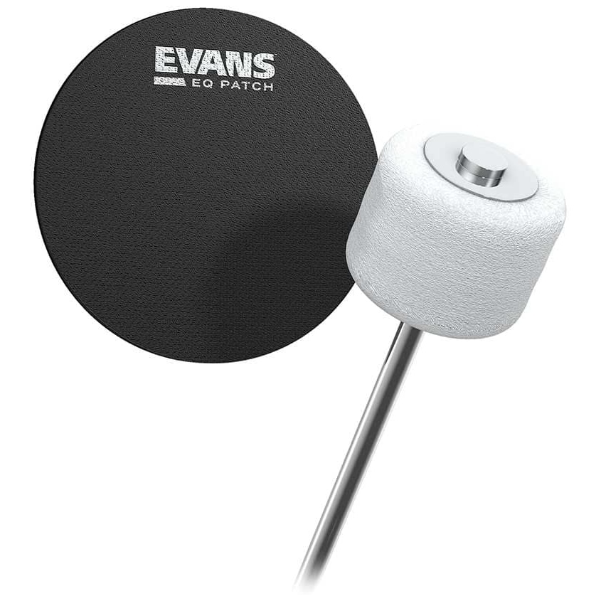 Evans - Evans EQPB1 - Evans EQ Single Pedal Patch - Black Nylon