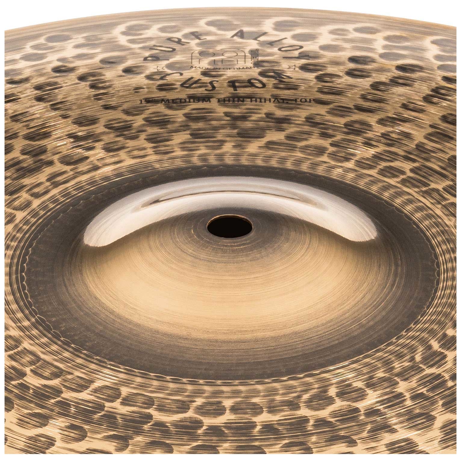 Meinl Cymbals - Meinl Cymbals PAC15MTH - 15 Pure Alloy Custom Medium Thin Hihat - 3
