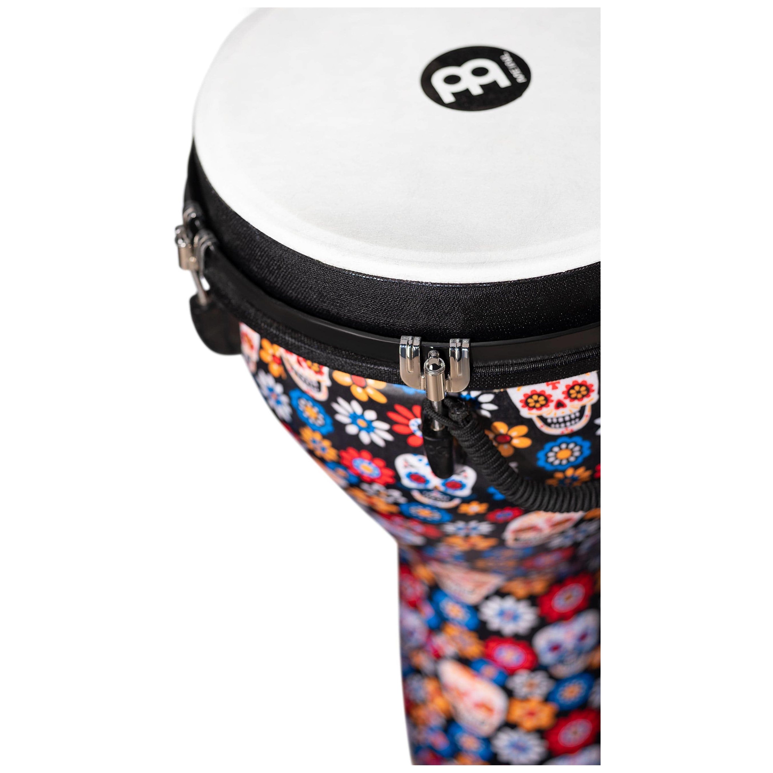 Meinl Percussion - Meinl Percussion JD12DA 12 Jumbo Djembe, Day Of The Dead - 1
