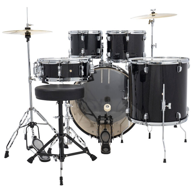 Ludwig Accent FUSE 20" Black Complete Set 2