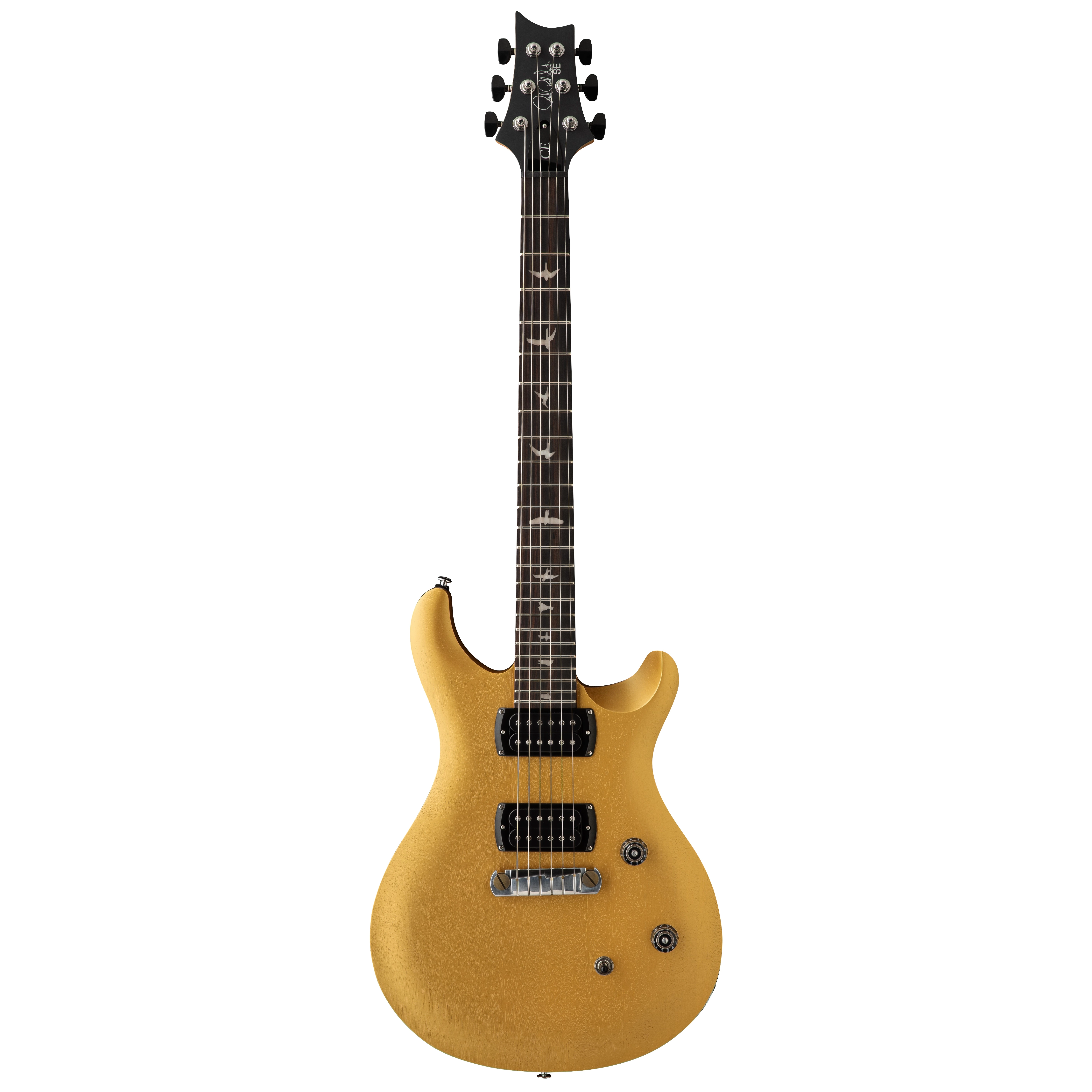 PRS SE CE24 Standard Stoptail Satin Metallic Gold