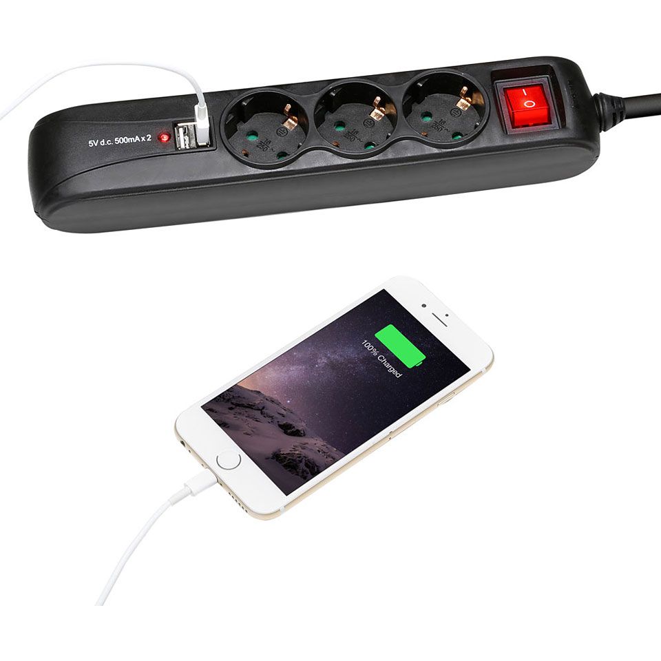 Adam Hall Accessories 8747 S 3 USB 4
